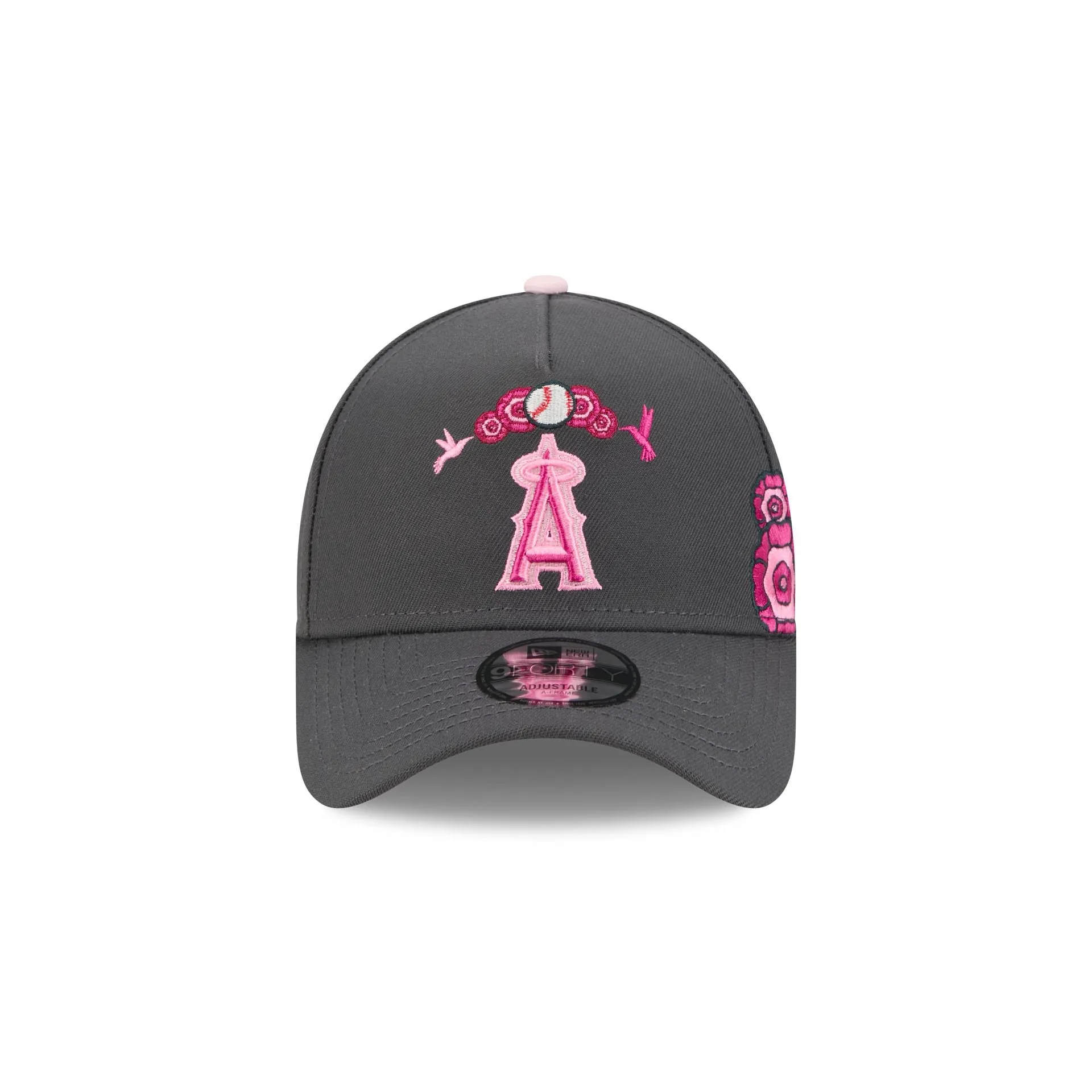 Los Angeles Angels Day of the Dead Graphite 9FORTY A-Frame Snapback Hat sold by New Era product image thumbnail 2