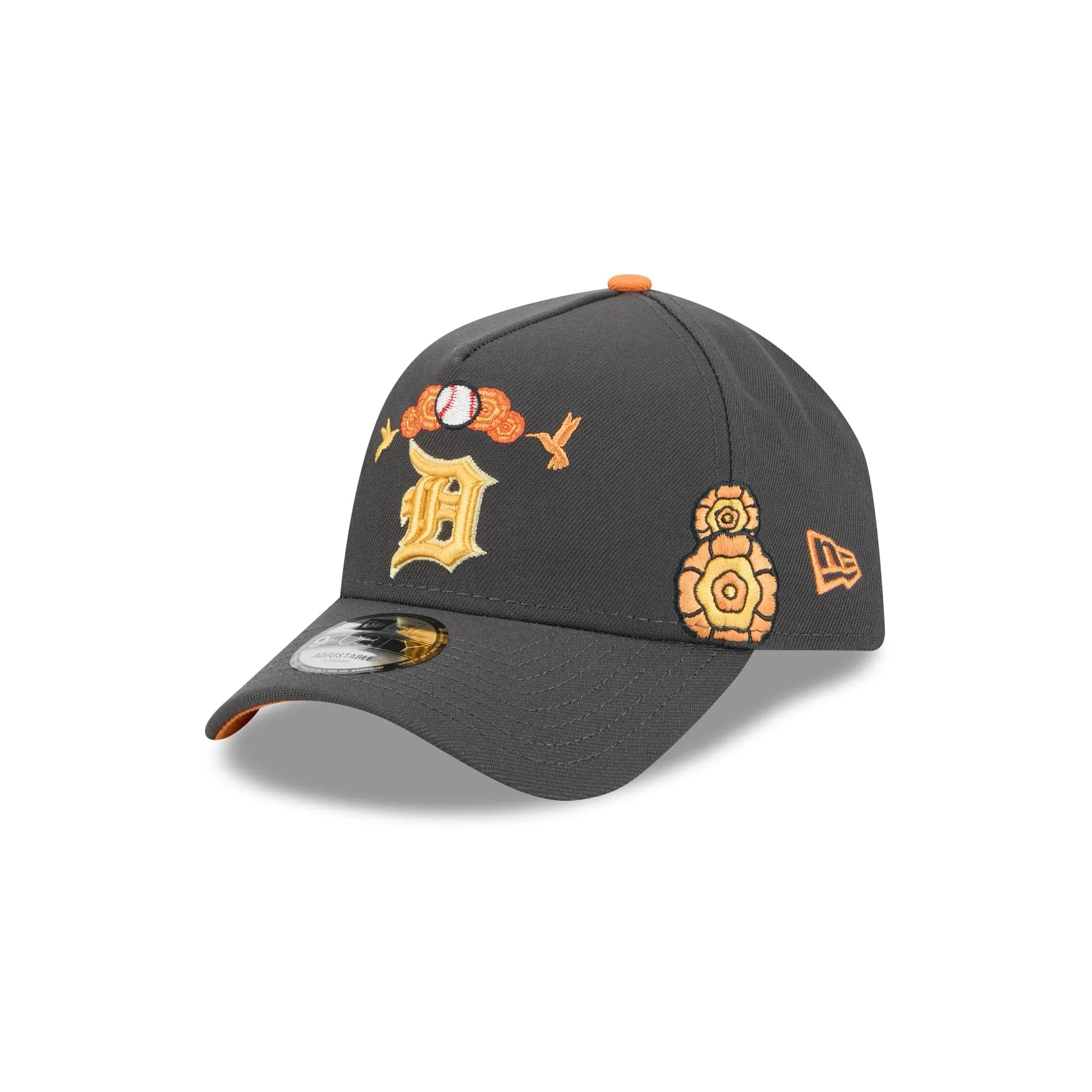 Detroit Tigers Day of the Dead Graphite 9FORTY A-Frame Snapback Hat sold by New Era product image thumbnail 3