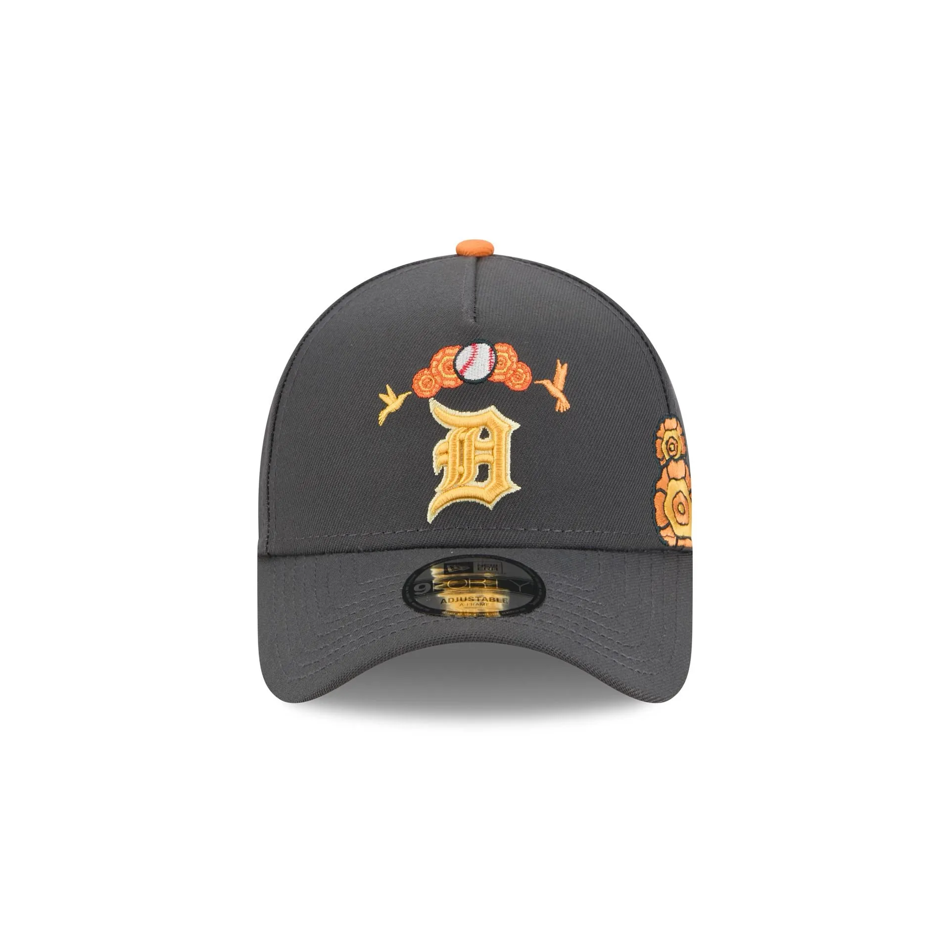 Detroit Tigers Day of the Dead Graphite 9FORTY A-Frame Snapback Hat sold by New Era product image thumbnail 2