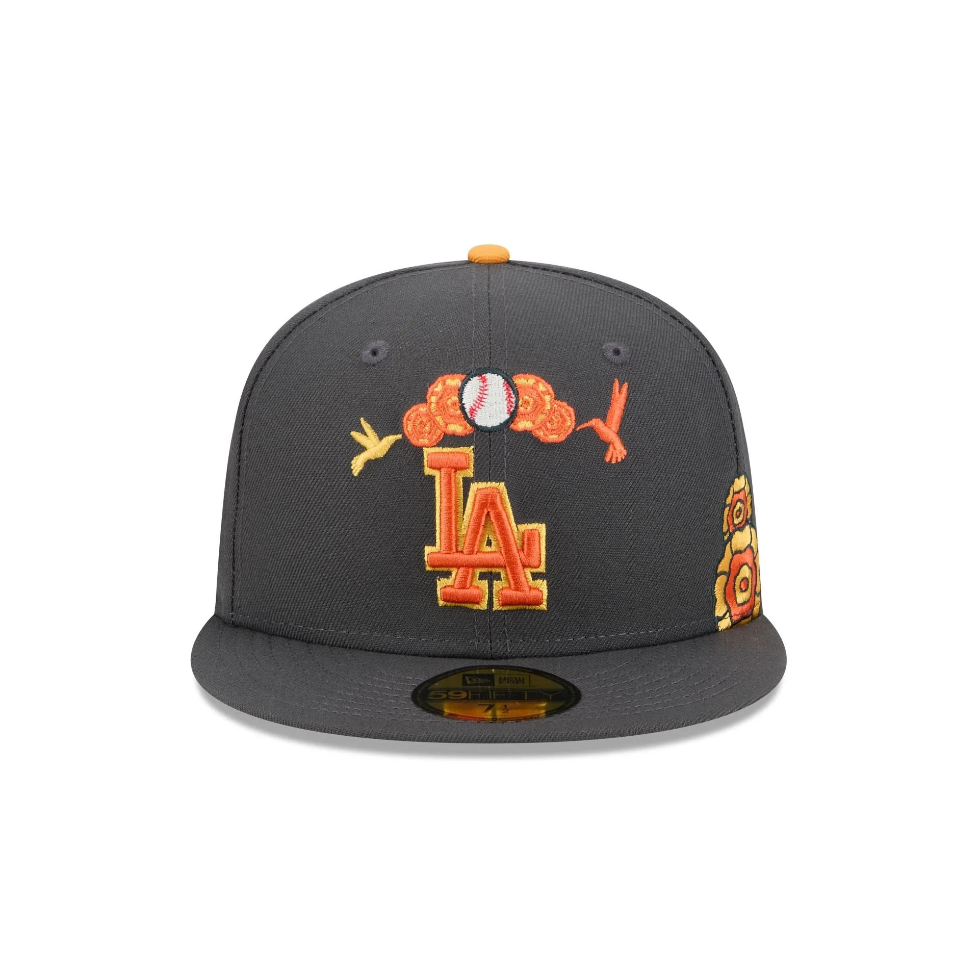 Los Angeles Dodgers Day of the Dead Graphite 59FIFTY Fitted Hat sold by New Era product image thumbnail 2