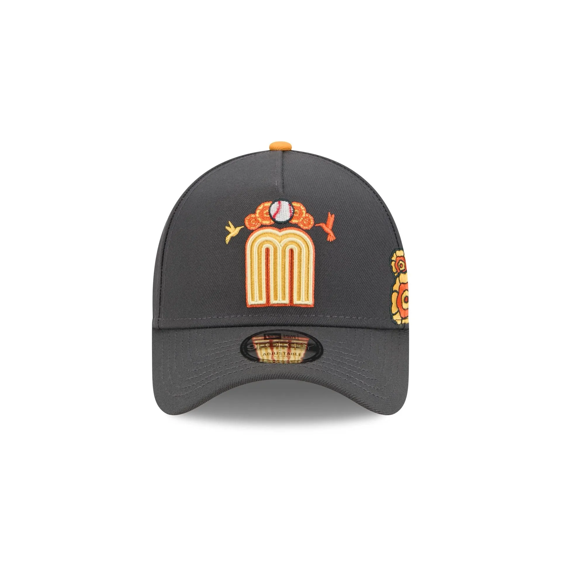 Mexico Baseball Day of the Dead Graphite 9FORTY A-Frame Snapback Hat sold by New Era product image thumbnail 2