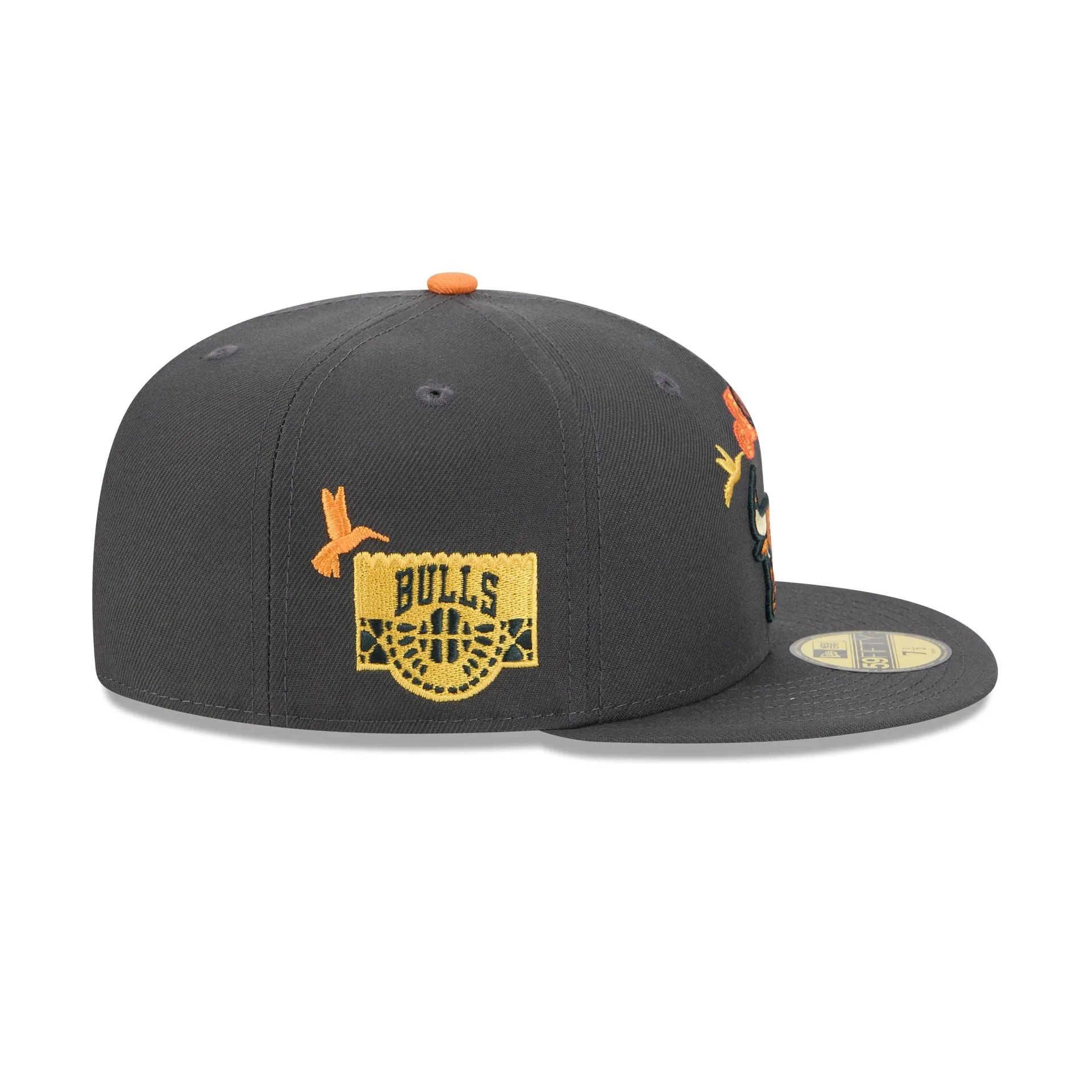 Chicago Bulls Day of the Dead Graphite 59FIFTY Fitted Hat sold by New Era product image thumbnail 4