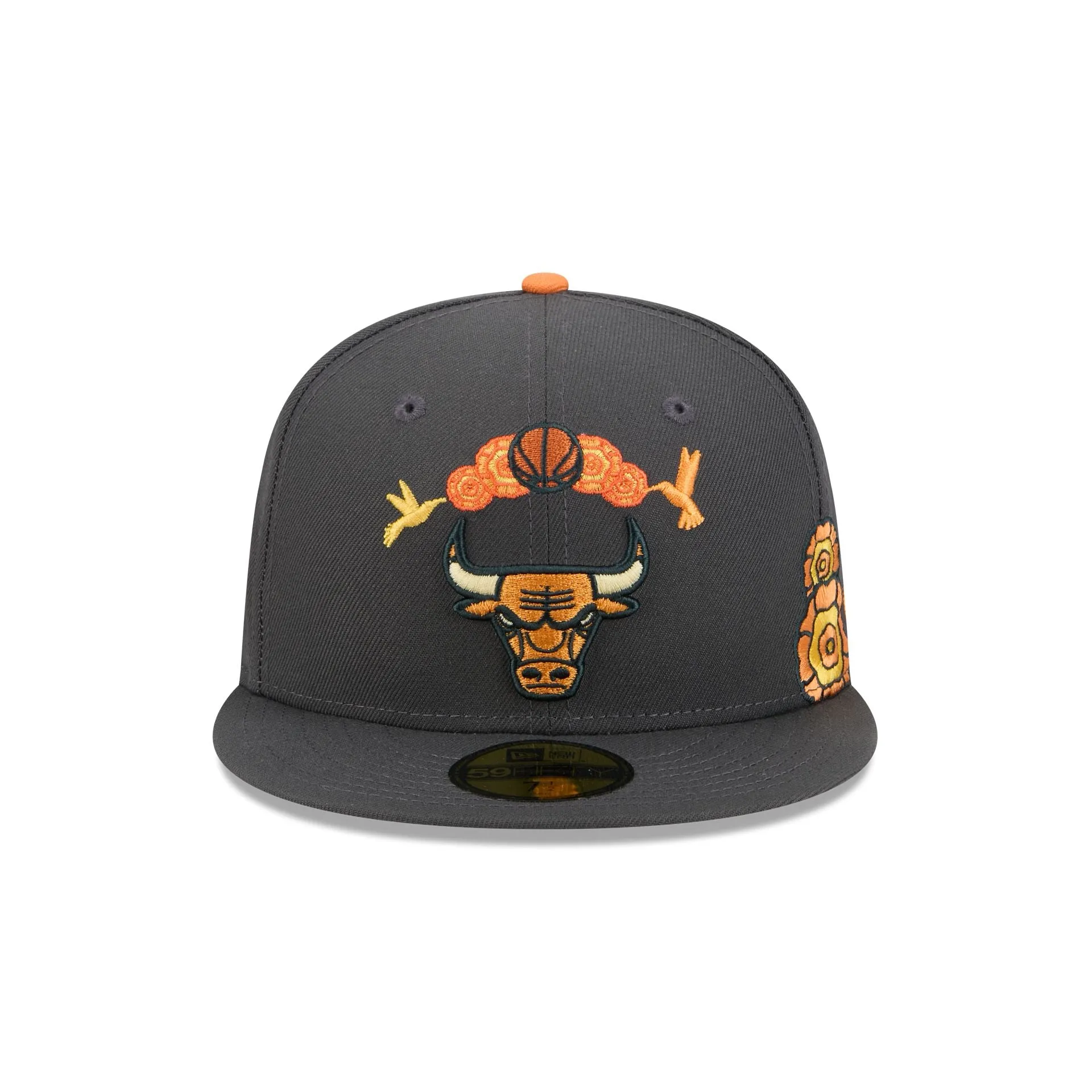 Chicago Bulls Day of the Dead Graphite 59FIFTY Fitted Hat sold by New Era product image thumbnail 2