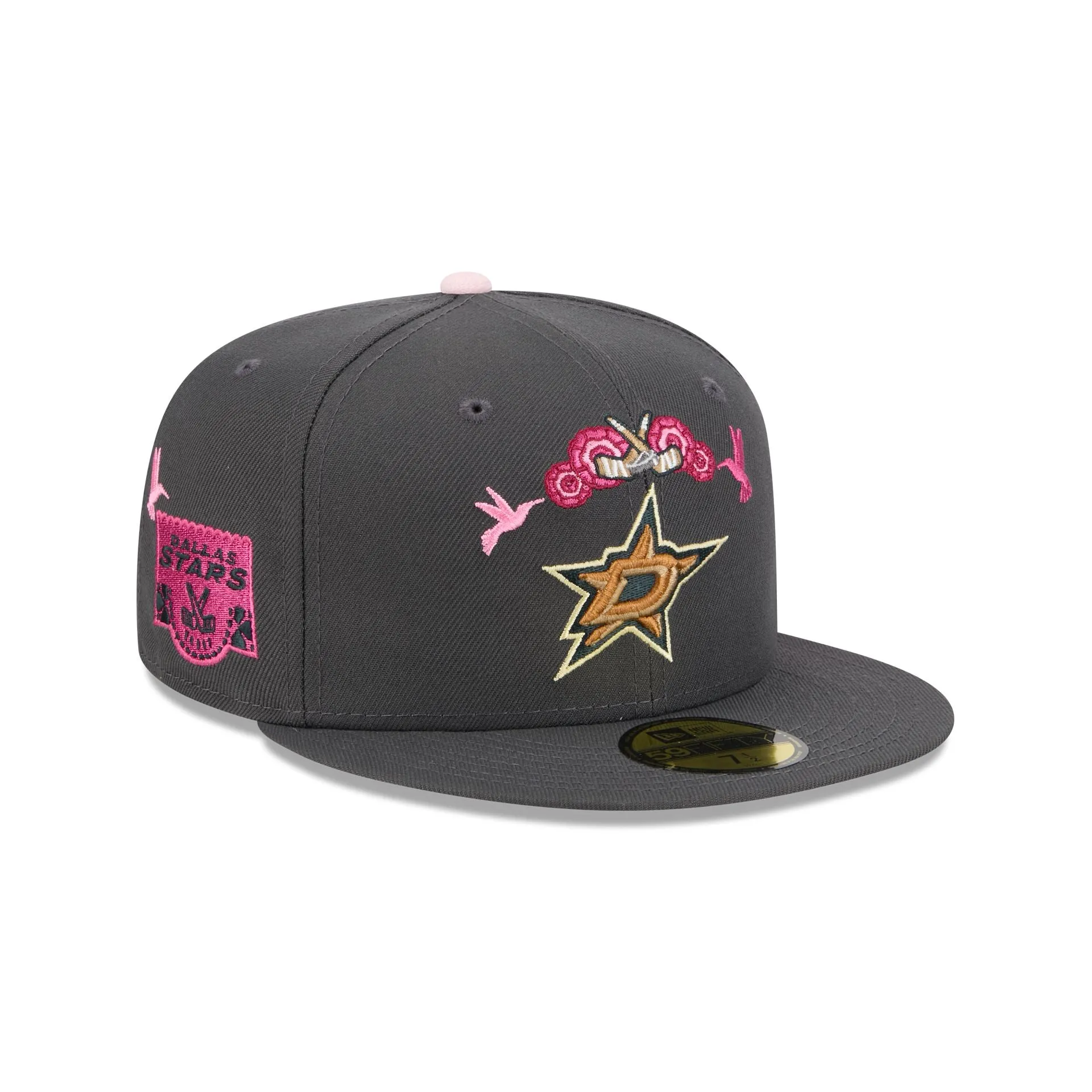 Dallas Stars Day of the Dead Graphite 59FIFTY Fitted Hat sold by New Era
