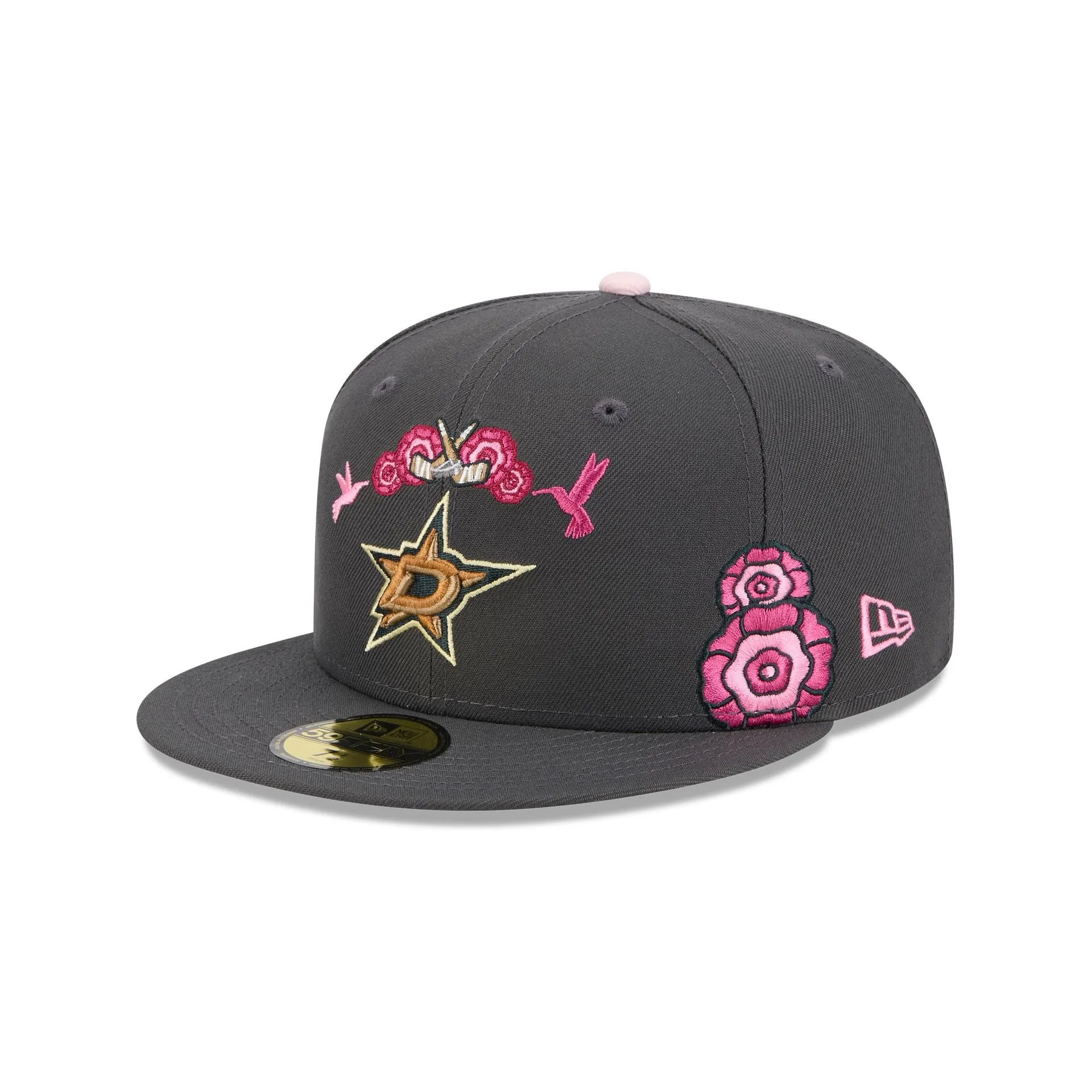 Dallas Stars Day of the Dead Graphite 59FIFTY Fitted Hat sold by New Era product image thumbnail 3