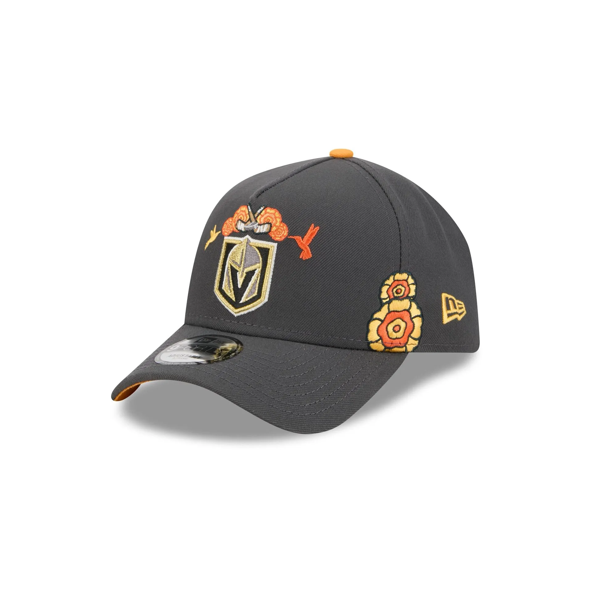 Vegas Golden Knights Day of the Dead Graphite 9FORTY A-Frame Snapback Hat sold by New Era product image thumbnail 3