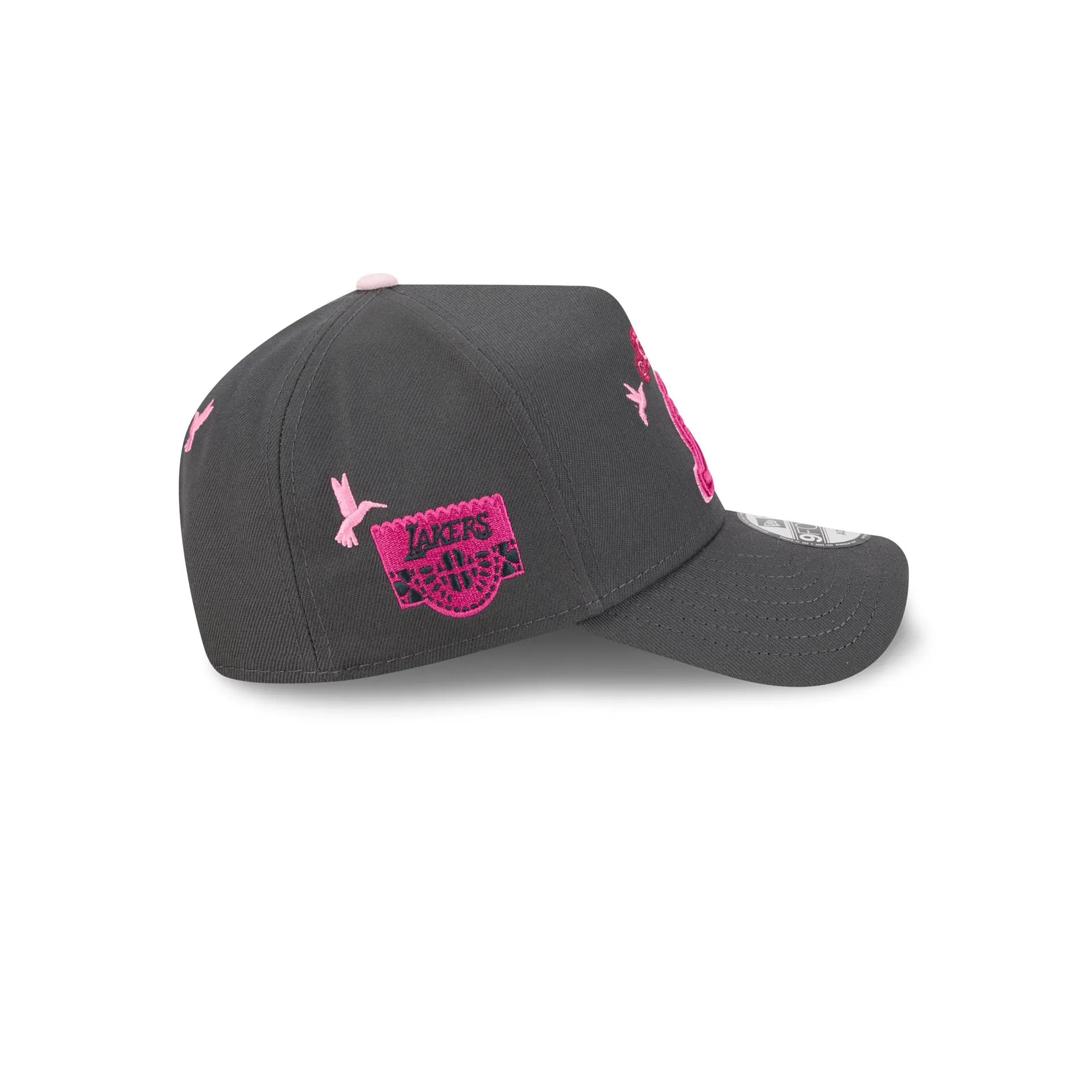 Los Angeles Lakers Day of the Dead Graphite 9FORTY A-Frame Snapback Hat sold by New Era product image thumbnail 4