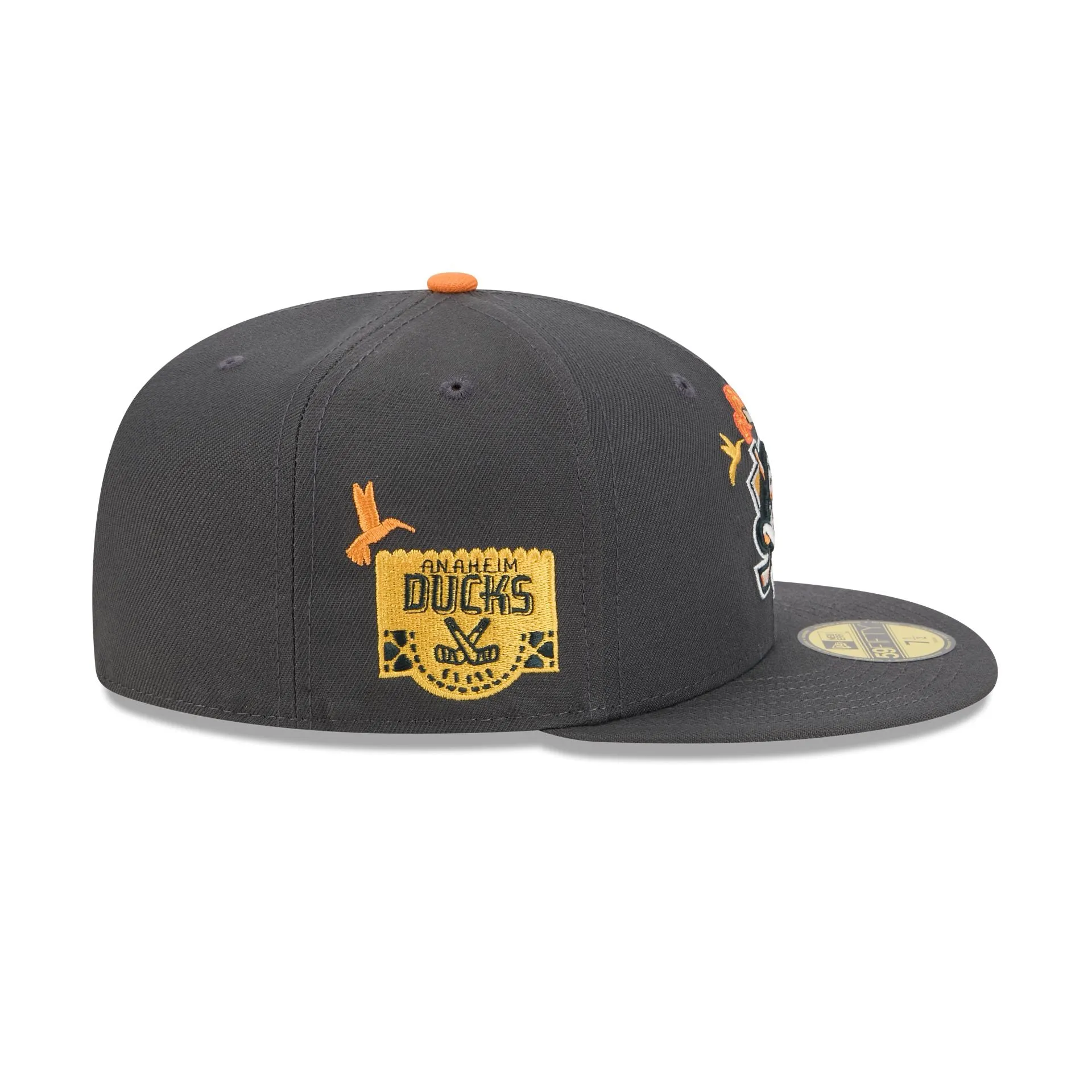 Anaheim Ducks Day of the Dead Graphite 59FIFTY Fitted Hat sold by New Era product image thumbnail 4