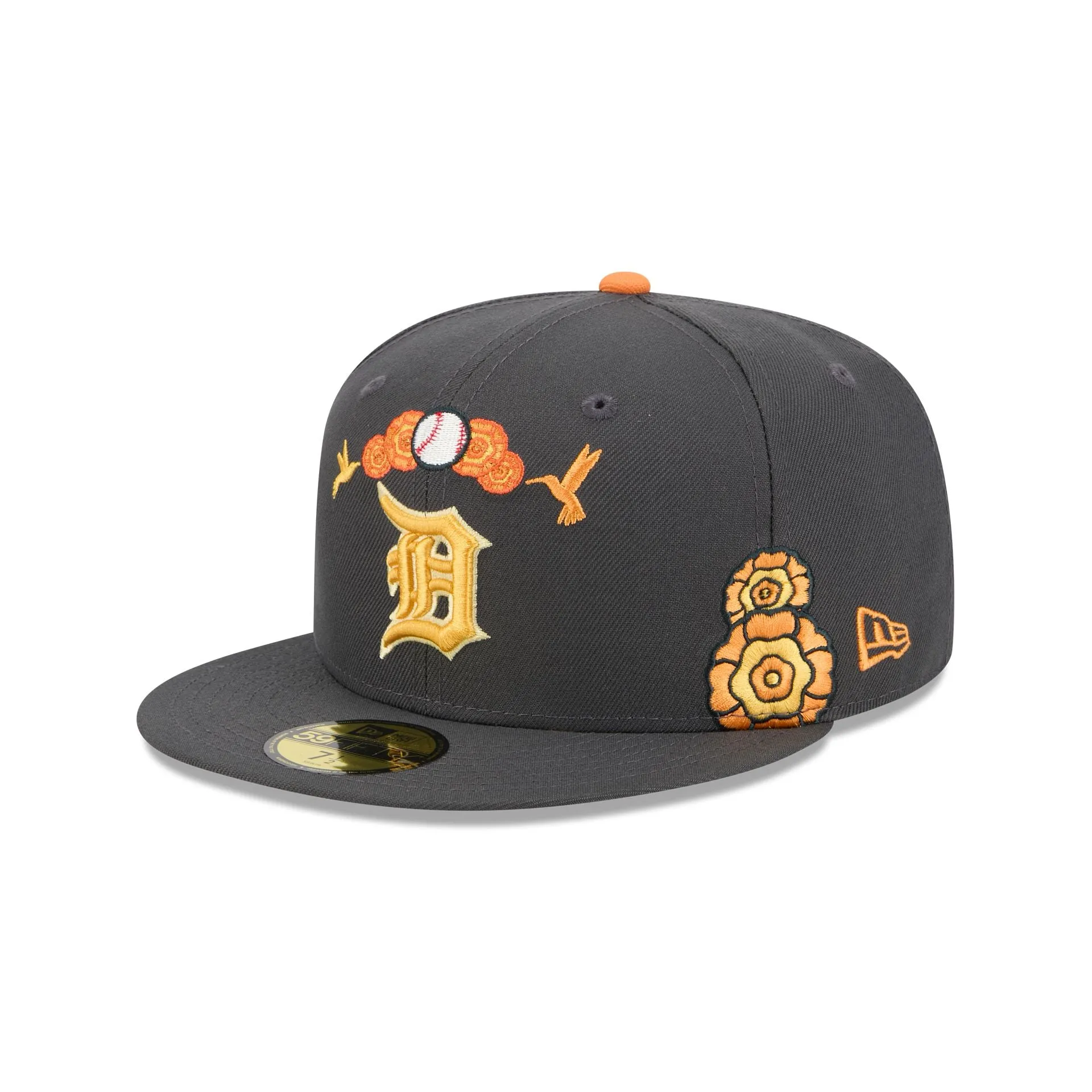 Detroit Tigers Day of the Dead Graphite 59FIFTY Fitted Hat sold by New Era product image thumbnail 3