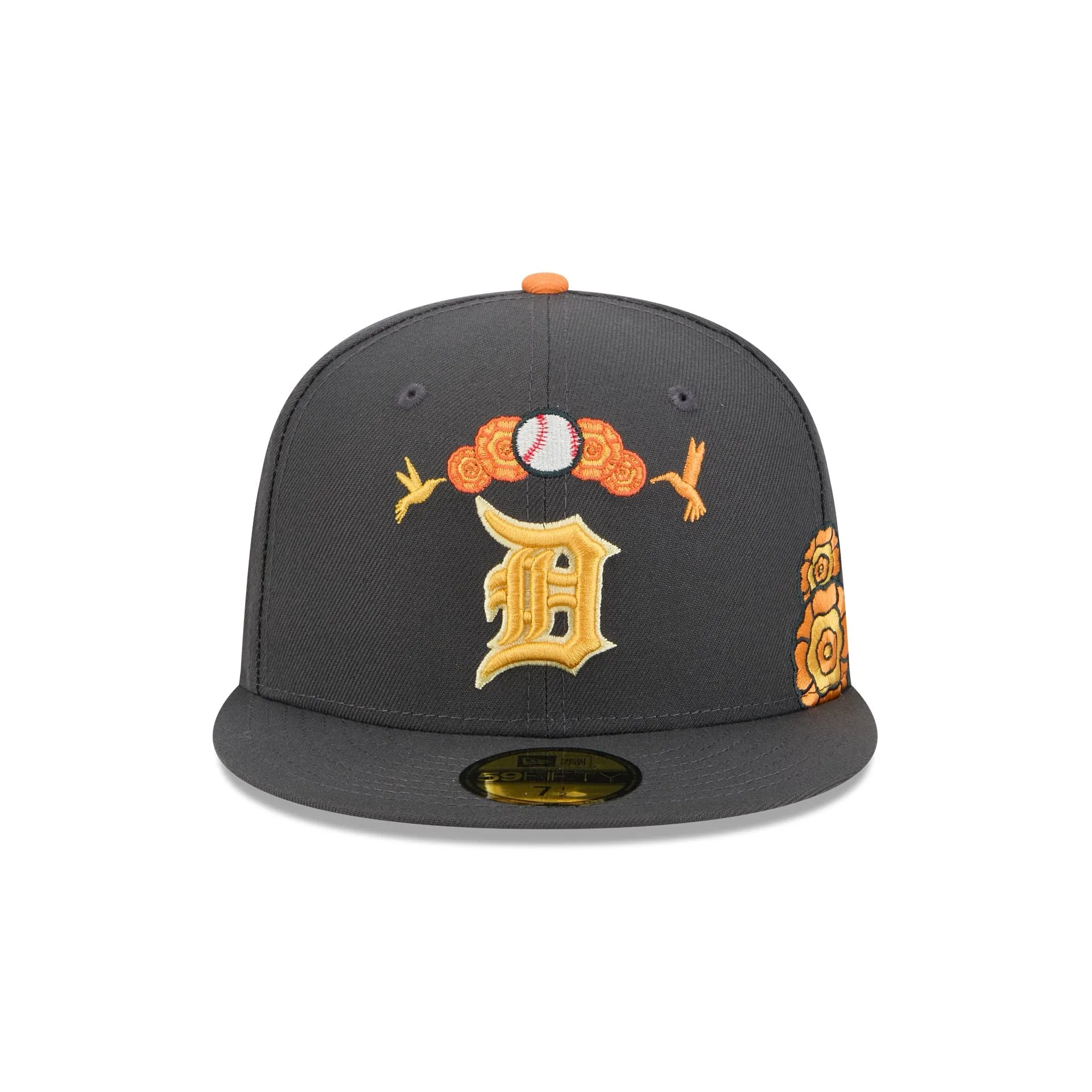 Detroit Tigers Day of the Dead Graphite 59FIFTY Fitted Hat sold by New Era product image thumbnail 2