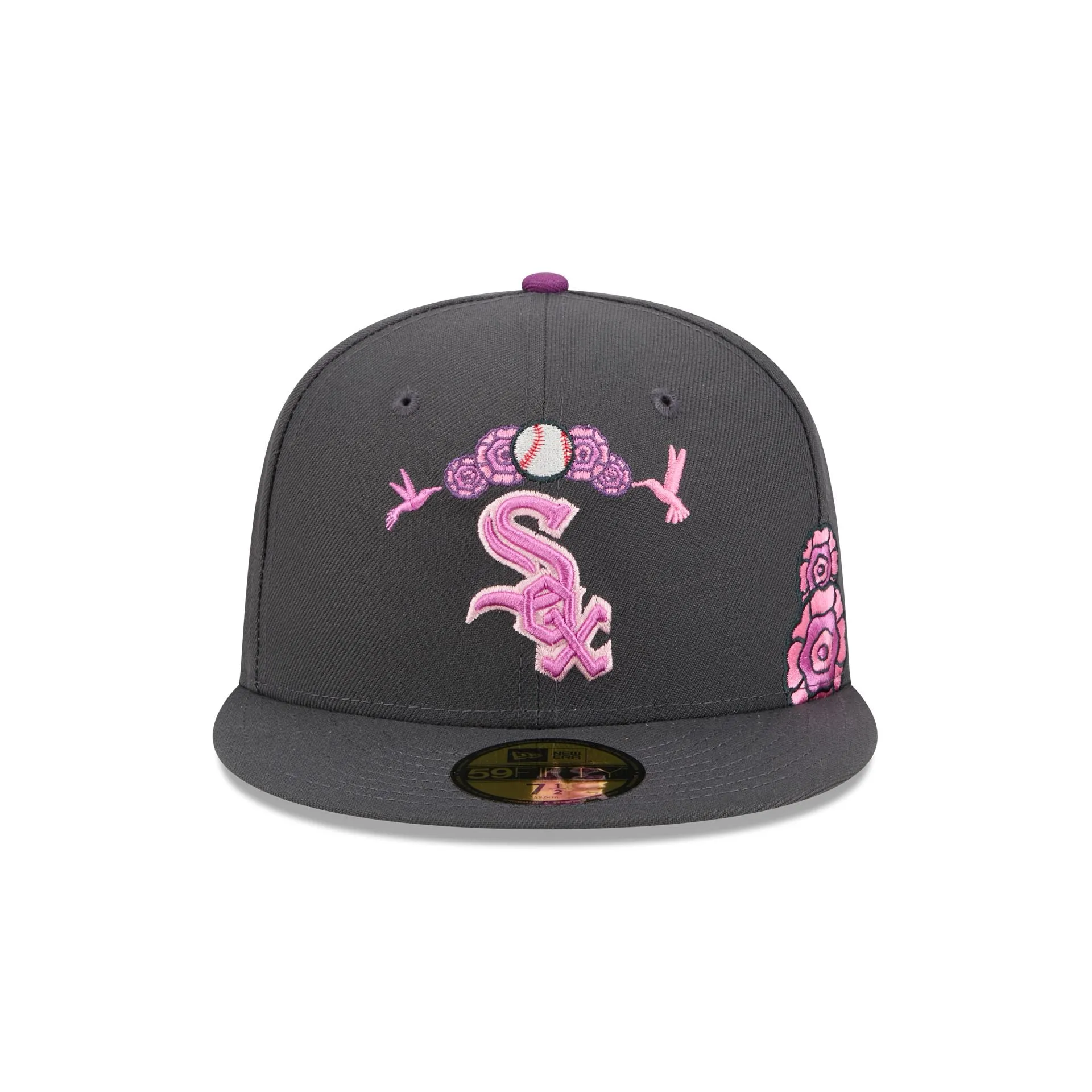 Chicago White Sox Day of the Dead Graphite 59FIFTY Fitted Hat sold by New Era product image thumbnail 2