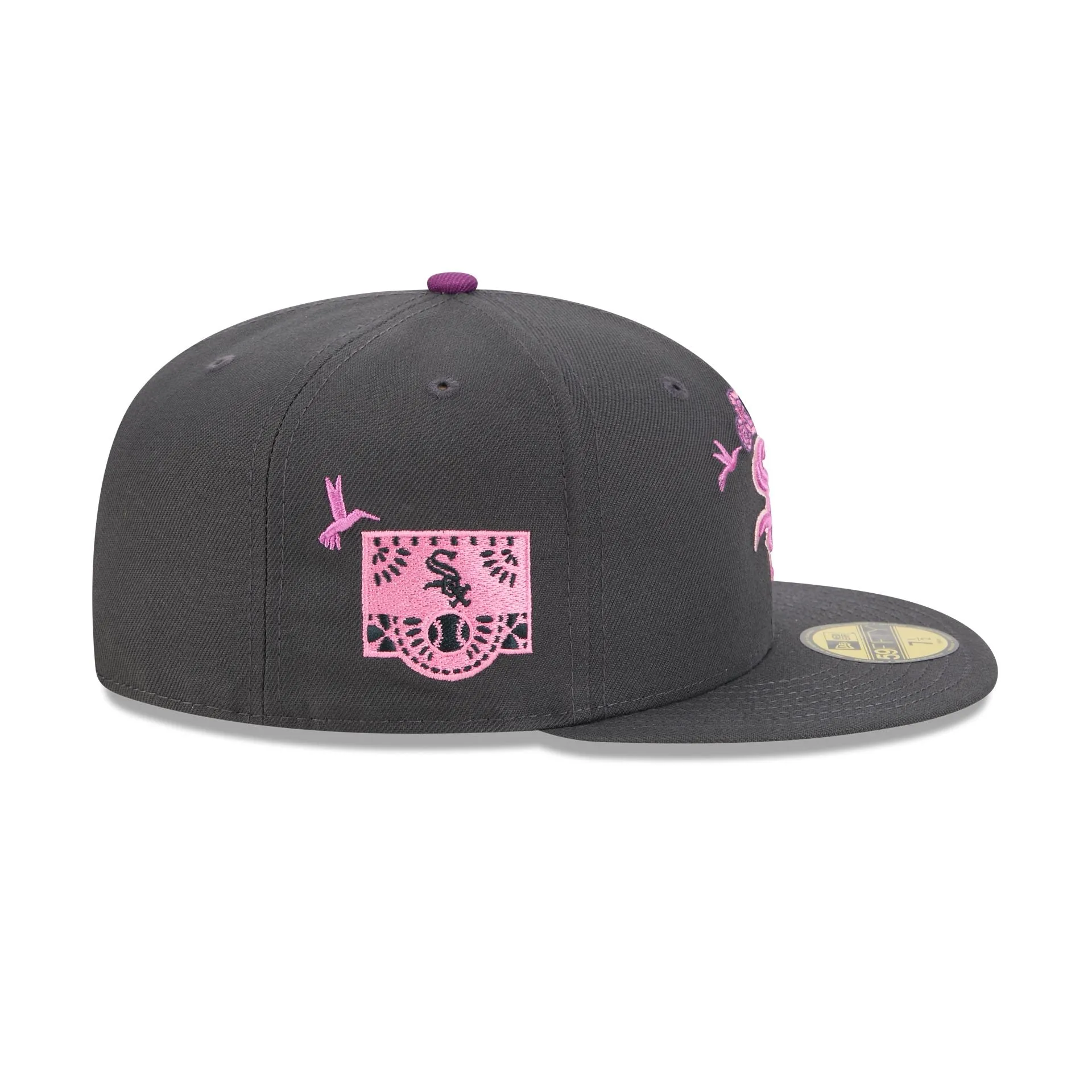 Chicago White Sox Day of the Dead Graphite 59FIFTY Fitted Hat sold by New Era product image thumbnail 4