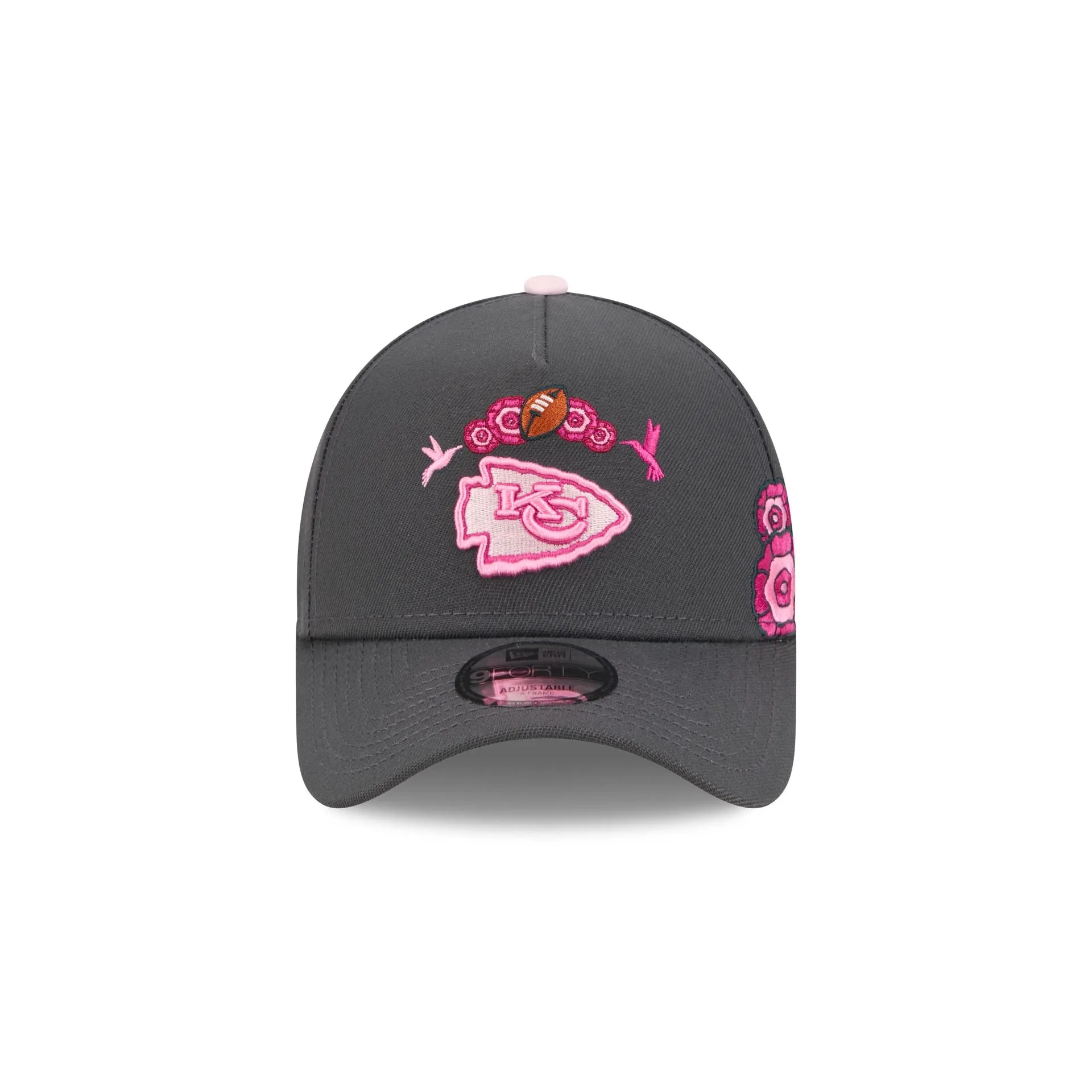 Kansas City Chiefs Day of the Dead Graphite 9FORTY A-Frame Snapback Hat sold by New Era product image thumbnail 2