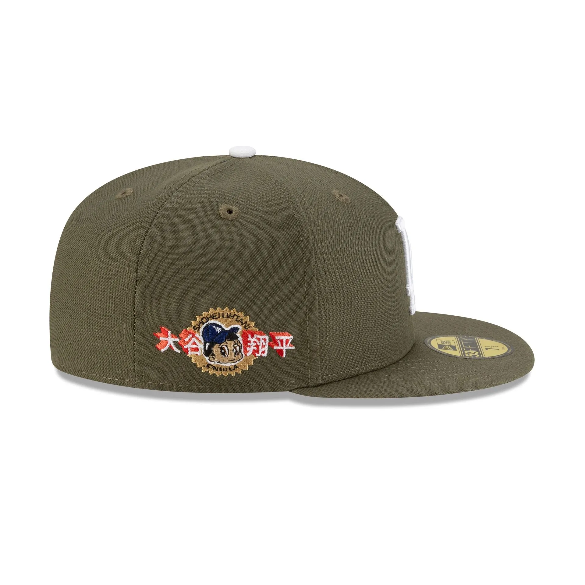 Los Angeles Dodgers Shohei Ohtani Olive 59FIFTY Fitted Hat sold by New Era product image thumbnail 4