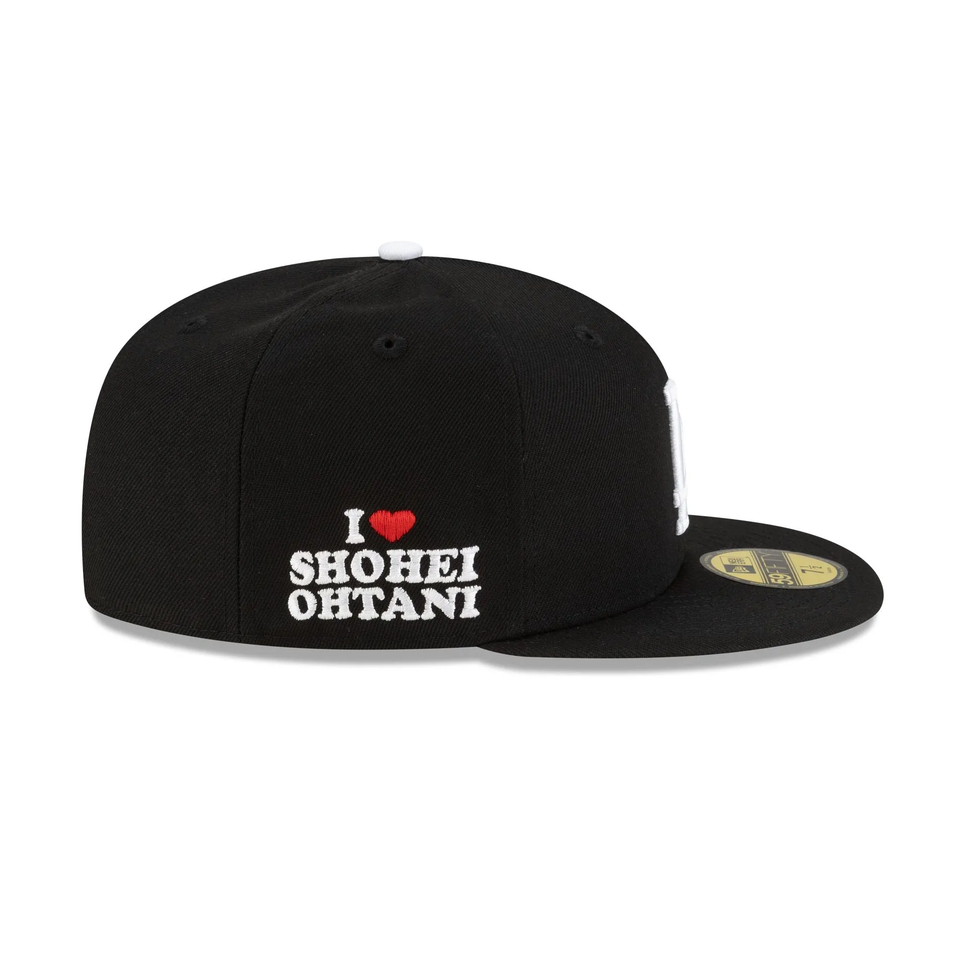 Los Angeles Dodgers Shohei Ohtani Black 59FIFTY Fitted Hat sold by New Era product image thumbnail 4