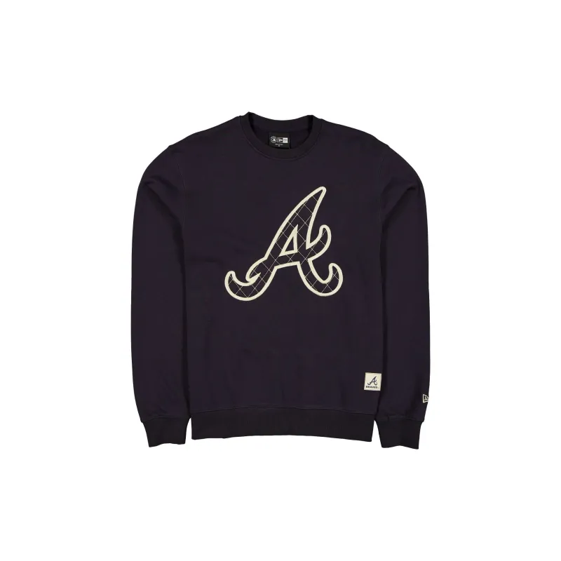 Atlanta Braves Quilted Crewneck sold by New Era