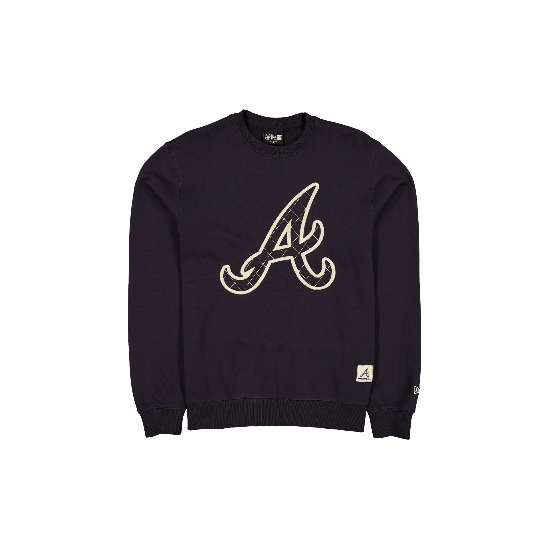 Atlanta Braves Quilted Crewneck sold by New Era