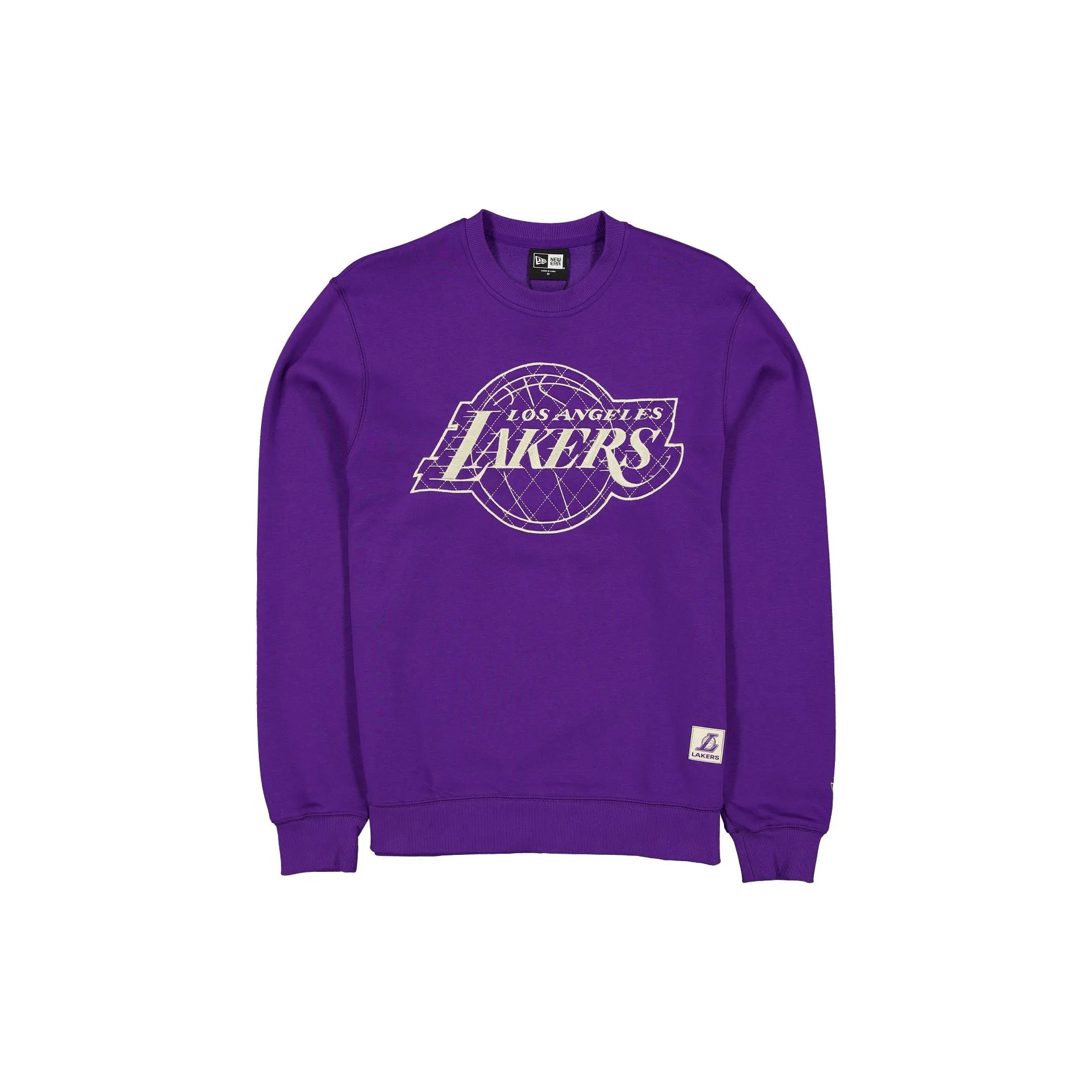 Los Angeles Lakers Quilted Crewneck sold by New Era