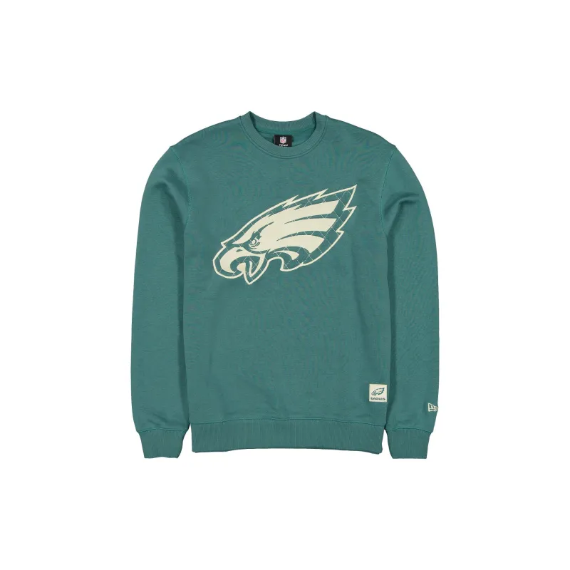 Philadelphia Eagles Quilted Crewneck sold by New Era