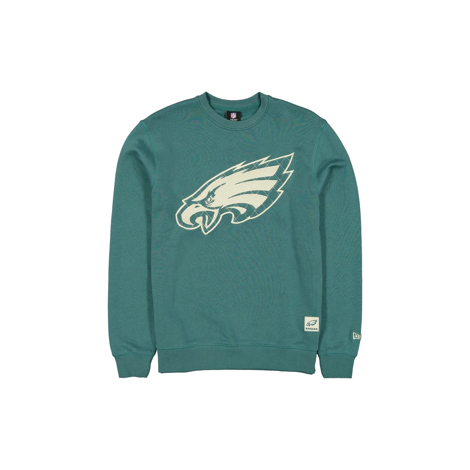 Philadelphia Eagles Quilted Crewneck sold by New Era