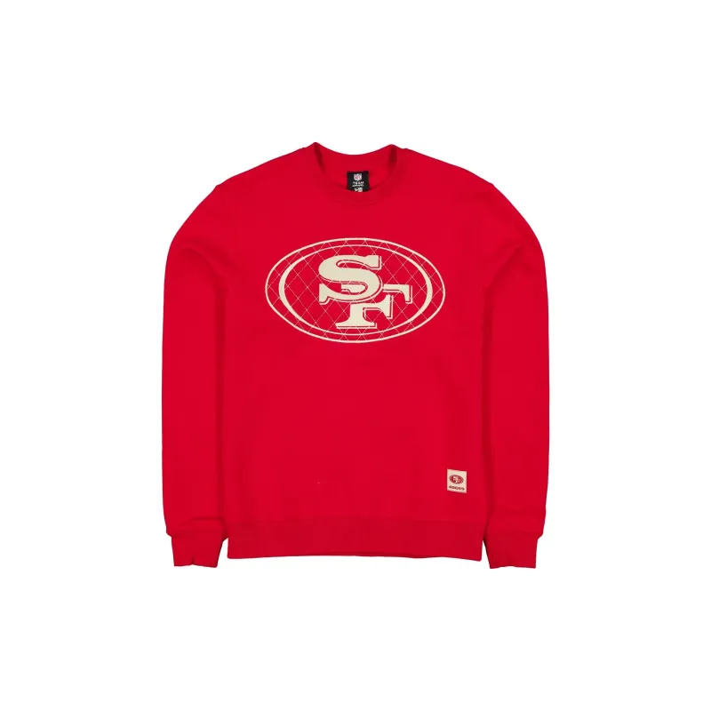 San Francisco 49ers Quilted Crewneck sold by New Era