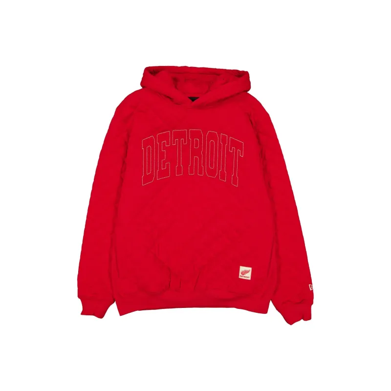 Detroit Red Wings Quilted Hoodie sold by New Era