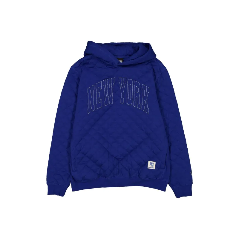 New York Rangers Quilted Hoodie sold by New Era