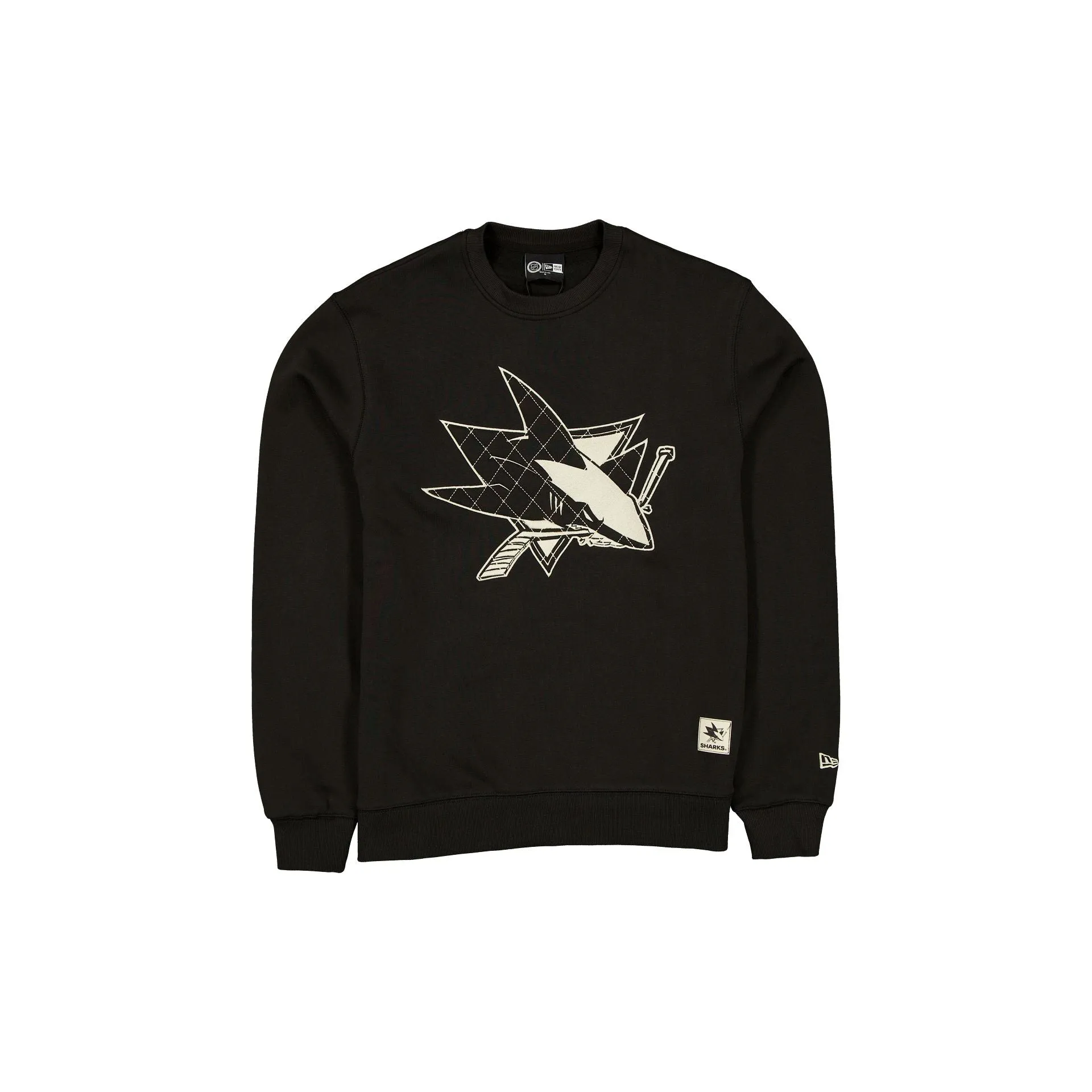 San Jose Sharks Quilted Crewneck sold by New Era