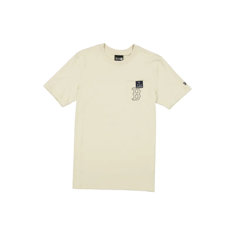Boston Red Sox Quilted Stone Pocket T-Shirt sold by New Era
