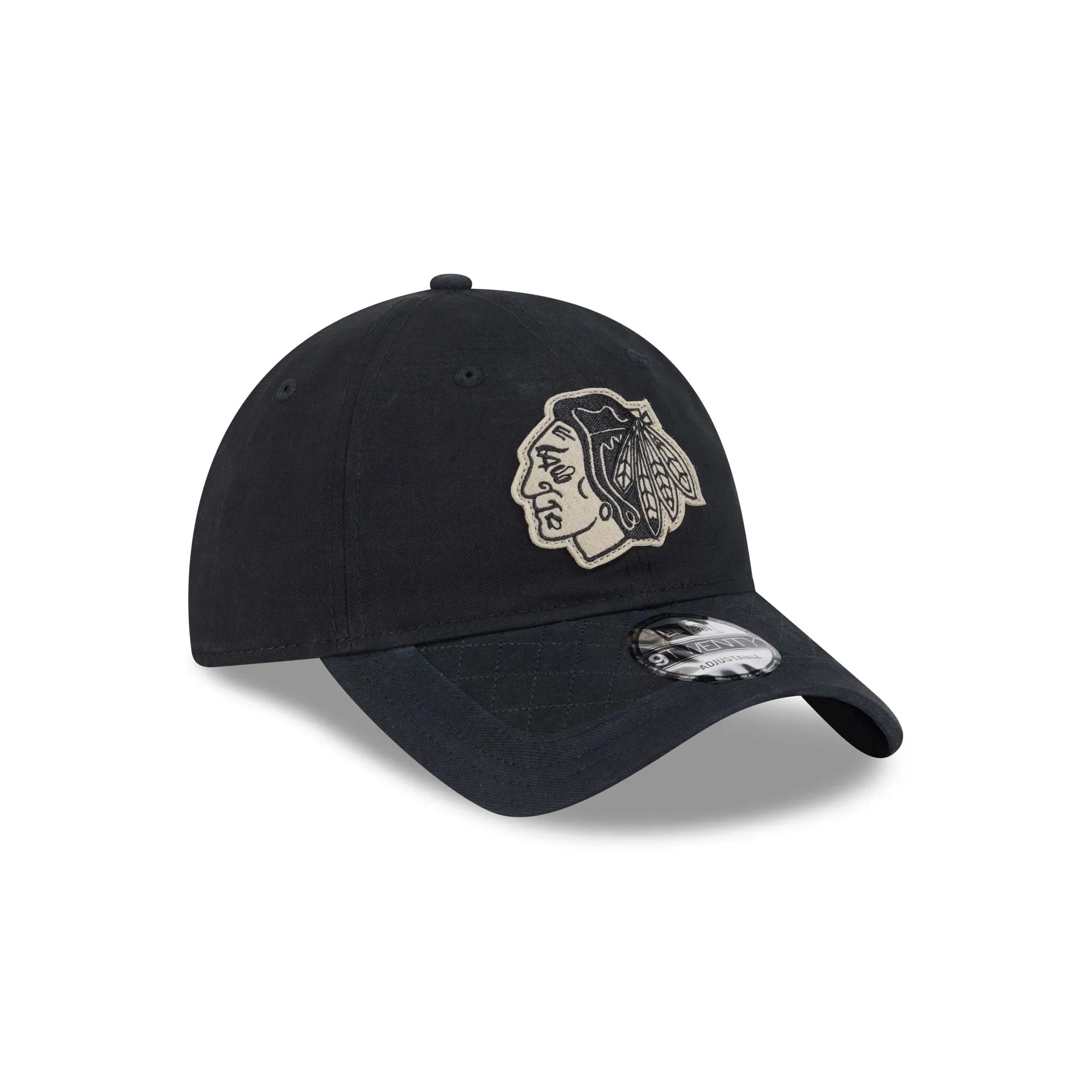 Chicago Blackhawks Quilted 9TWENTY Adjustable Hat sold by New Era product image thumbnail 3