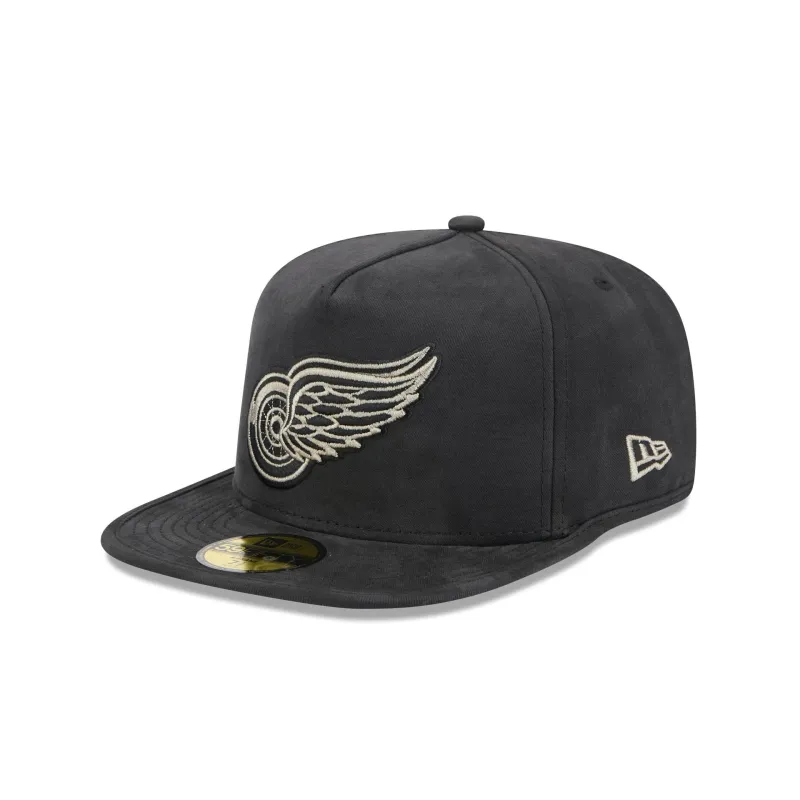 Detroit Red Wings Quilted 59FIFTY A-Frame Fitted Hat sold by New Era