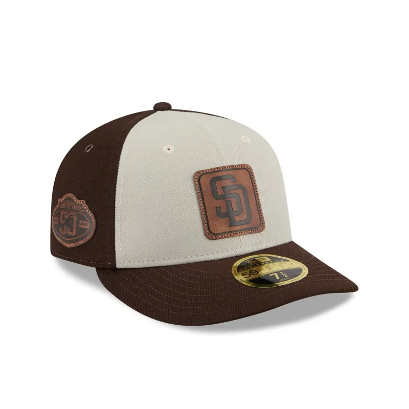 San Diego Padres Quilted Low Profile 59FIFTY Fitted Hat sold by New Era