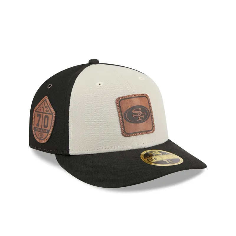 San Francisco 49ers Quilted Low Profile 59FIFTY Fitted Hat sold by New Era