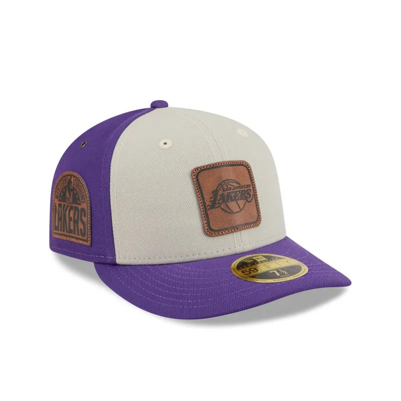 Los Angeles Lakers Quilted Low Profile 59FIFTY Fitted Hat sold by New Era