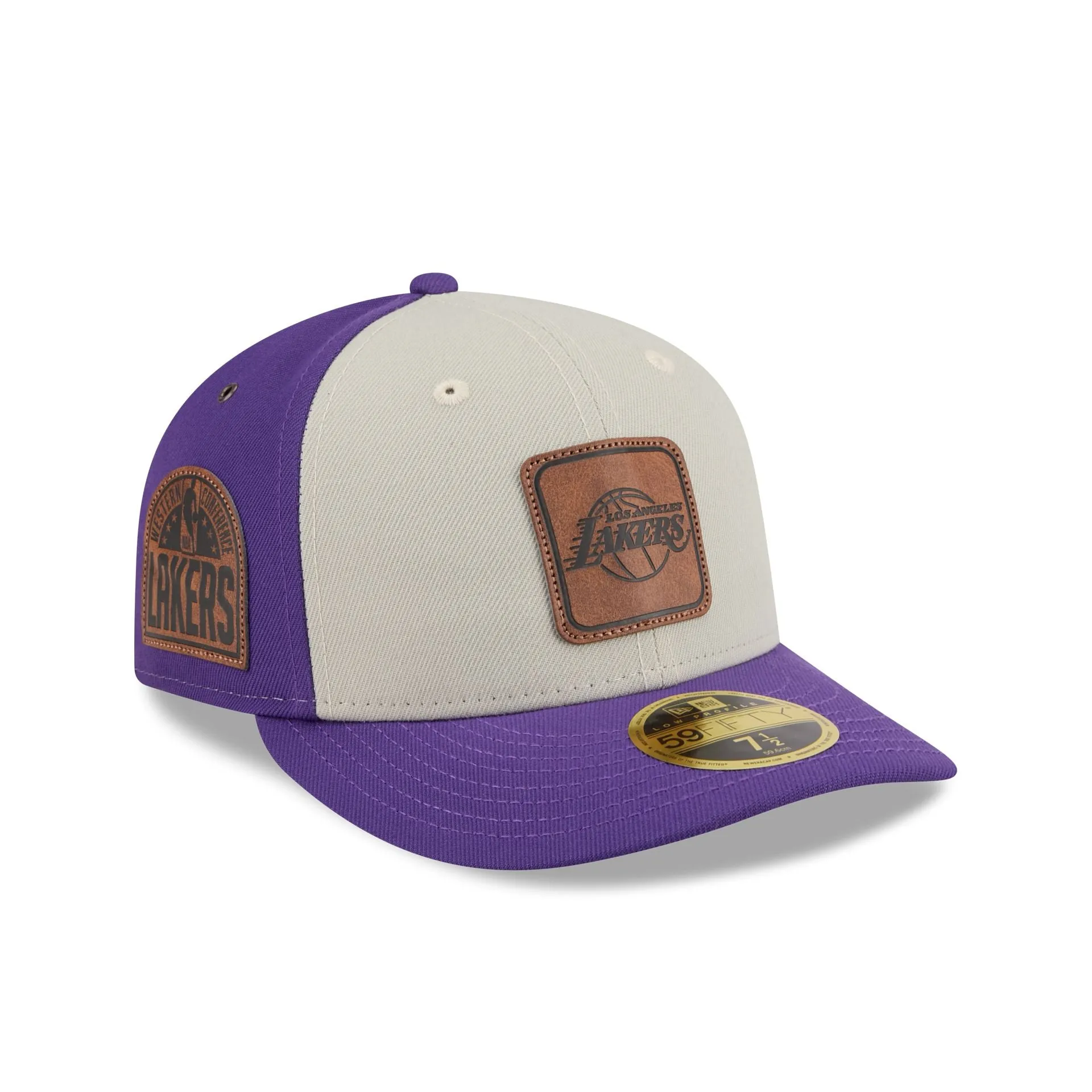 Los Angeles Lakers Quilted Low Profile 59FIFTY Fitted Hat sold by New Era