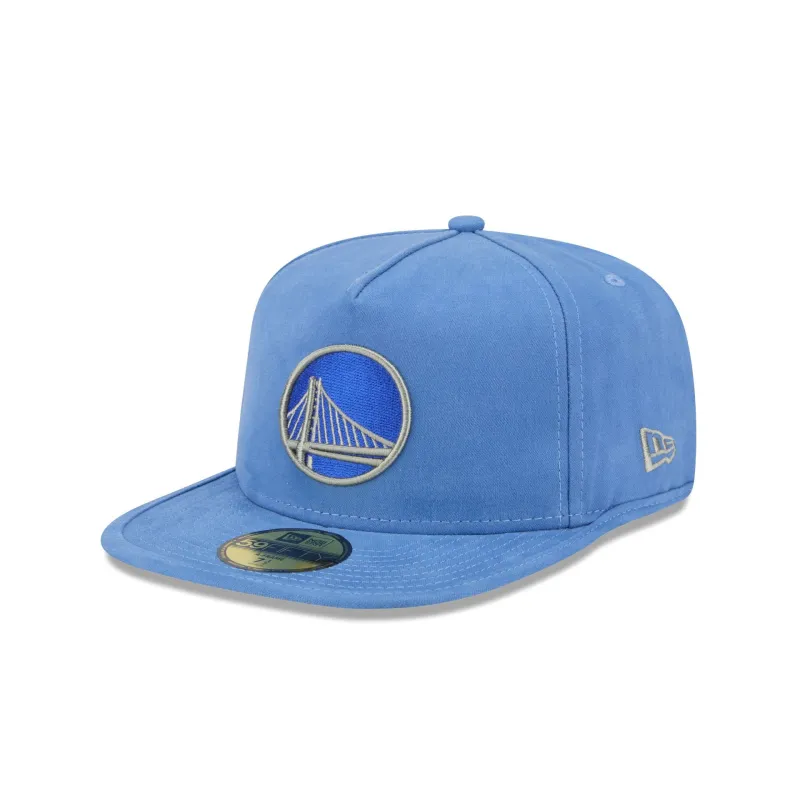 Golden State Warriors Quilted 59FIFTY A-Frame Fitted Hat sold by New Era