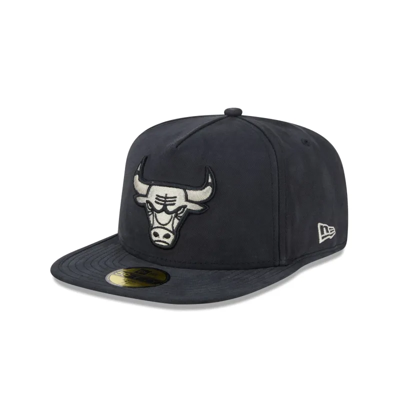 Chicago Bulls Quilted 59FIFTY A-Frame Fitted Hat sold by New Era