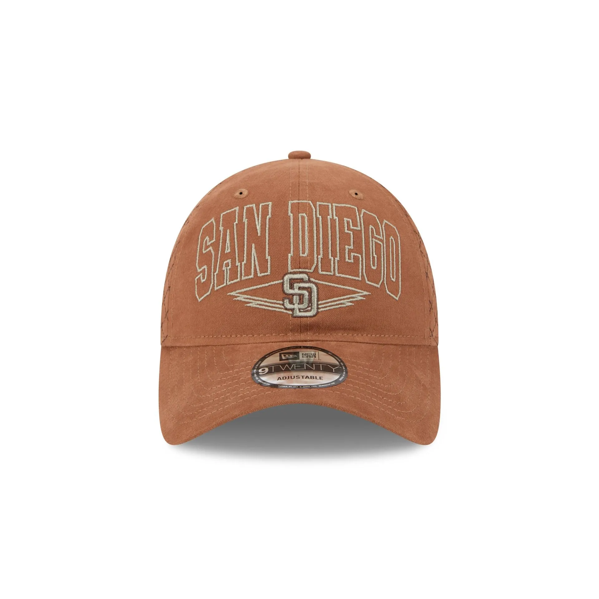 San Diego Padres Quilted Wordmark 9TWENTY Adjustable Hat sold by New Era product image thumbnail 2