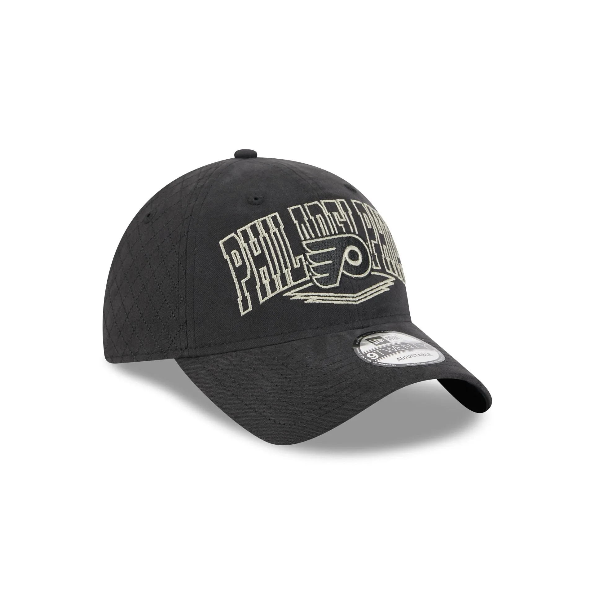 Philadelphia Flyers Quilted Wordmark 9TWENTY Adjustable Hat sold by New Era product image thumbnail 3