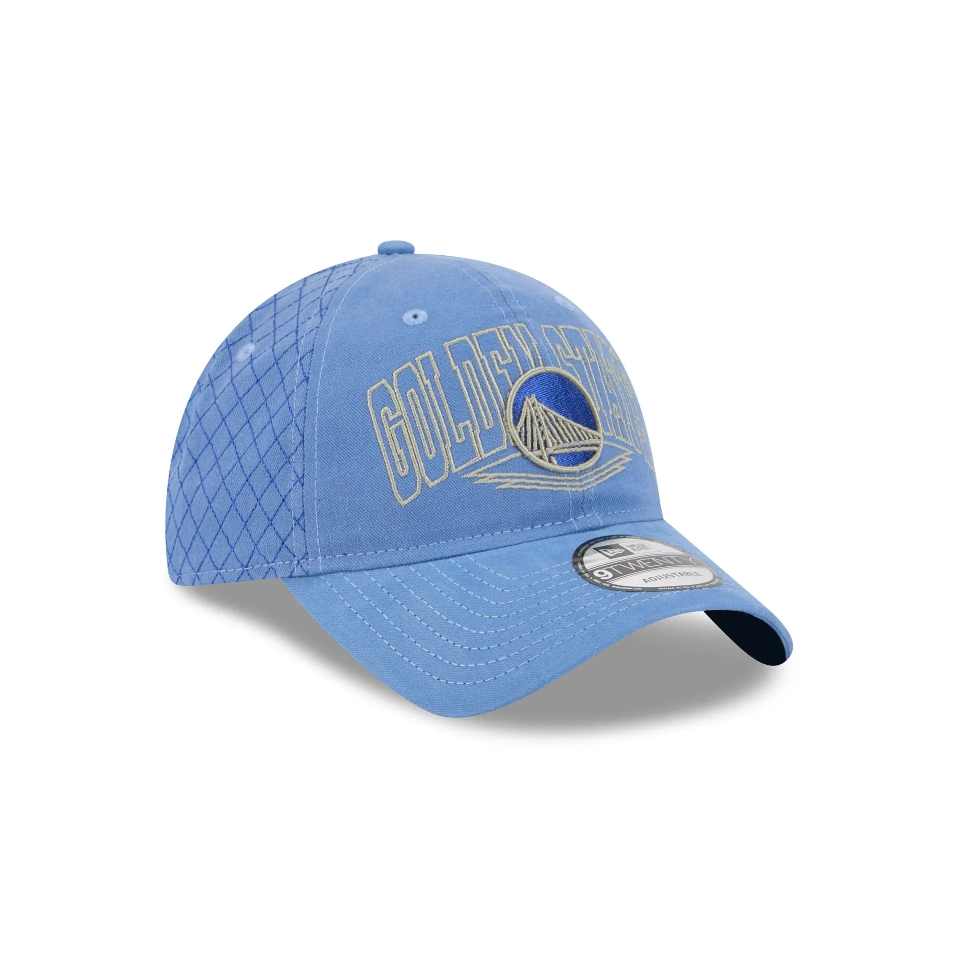 Golden State Warriors Quilted Wordmark 9TWENTY Adjustable Hat sold by New Era product image thumbnail 3