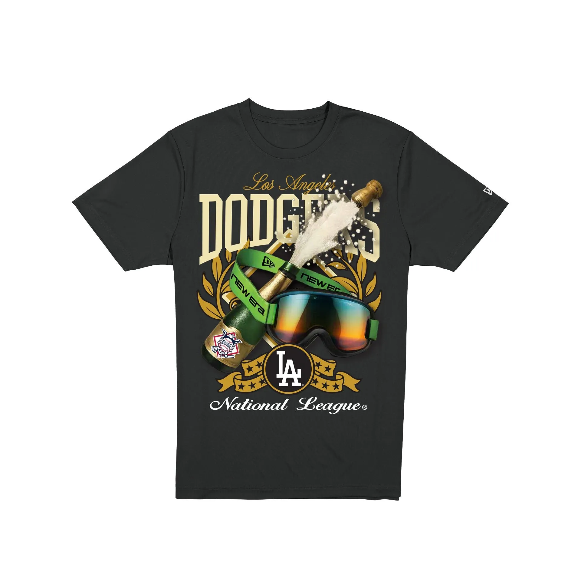 Los Angeles Dodgers 2025 National League Champions T-Shirt sold by New Era