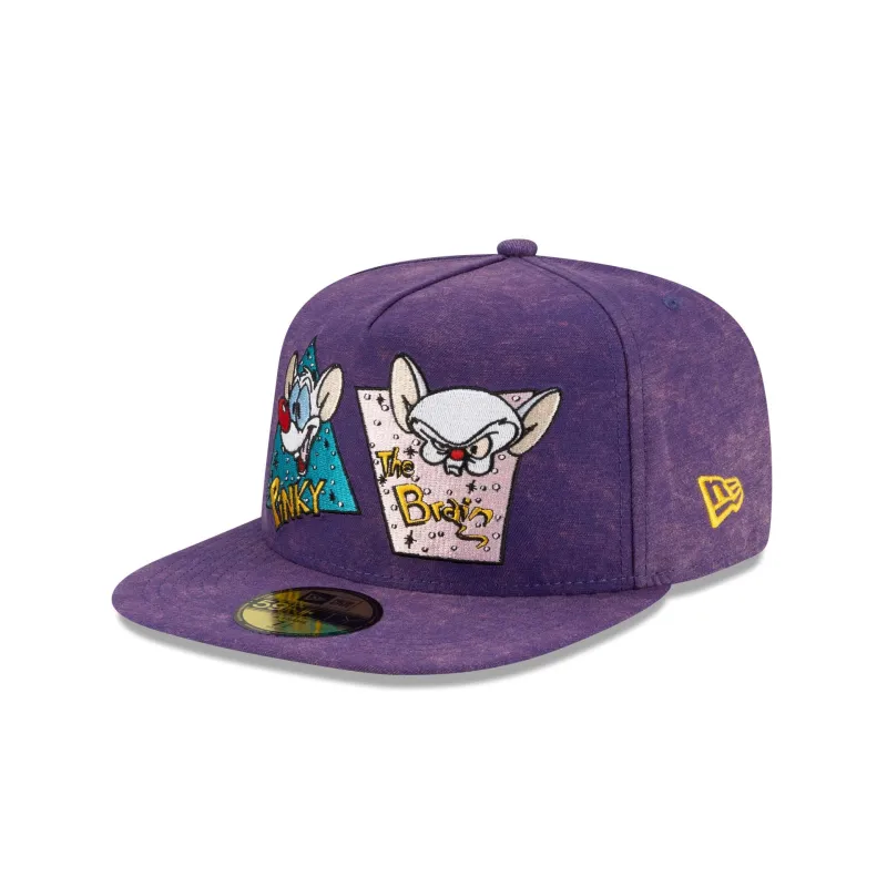 Pinky and the Brain 59FIFTY A-Frame Fitted Hat sold by New Era