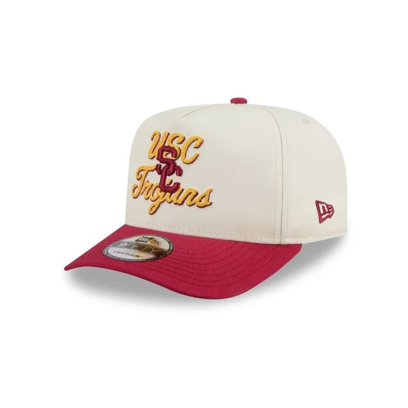 USC Trojans Chainstitch 9FIFTY A-Frame Snapback Hat sold by New Era