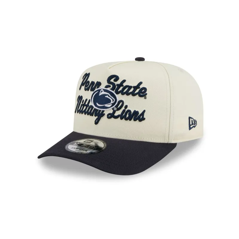Penn State Nittany Lions Chainstitch 9FIFTY A-Frame Snapback Hat sold by New Era
