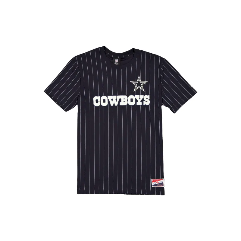 Dallas Cowboys Throwback Retro Pinstripe T-Shirt sold by New Era