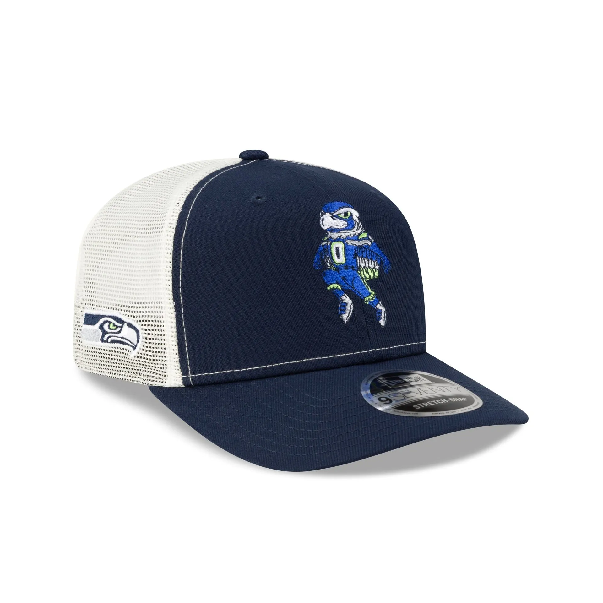 Seattle Seahawks Mascot 9SEVENTY Trucker Hat sold by New Era