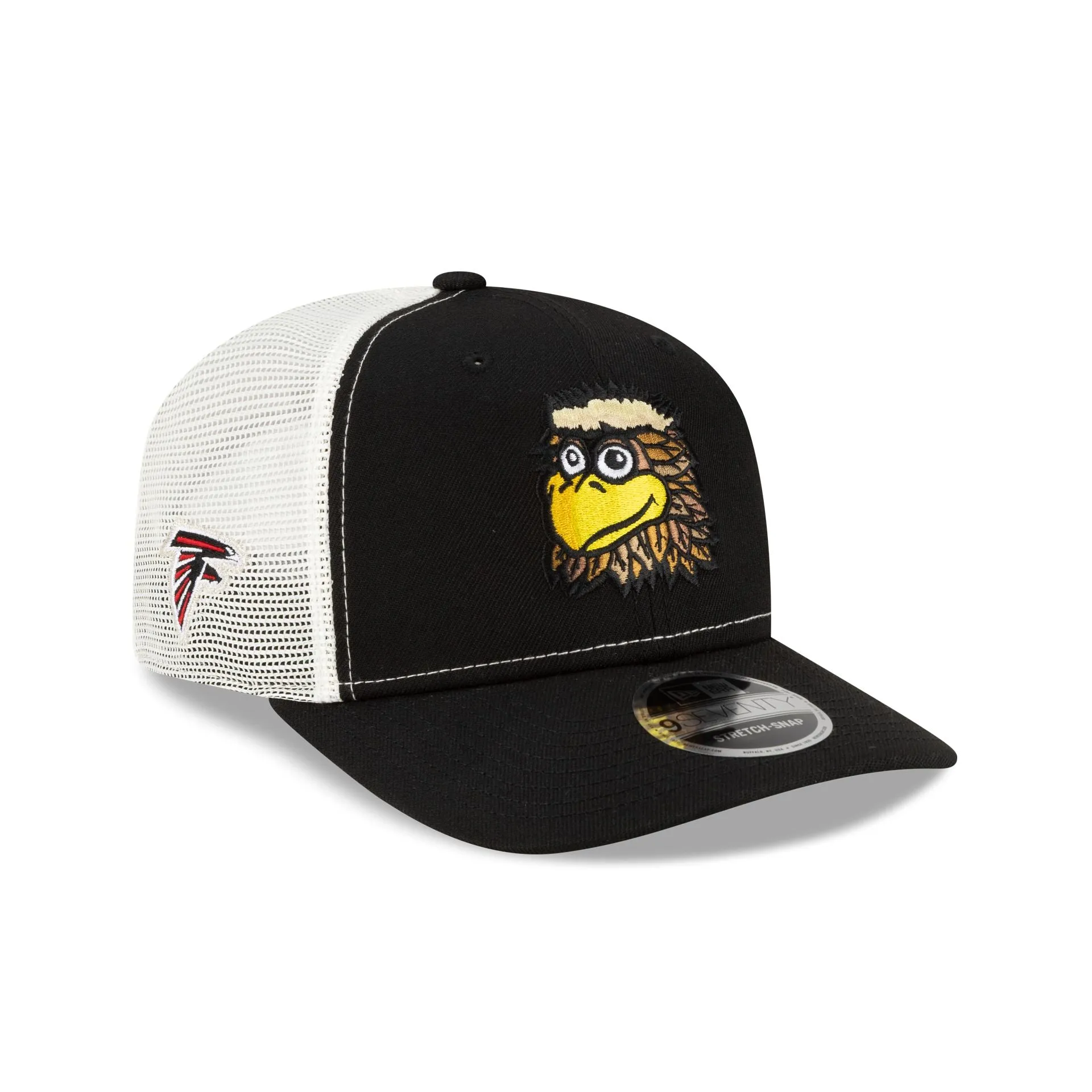 Atlanta Falcons Mascot 9SEVENTY Trucker Hat sold by New Era
