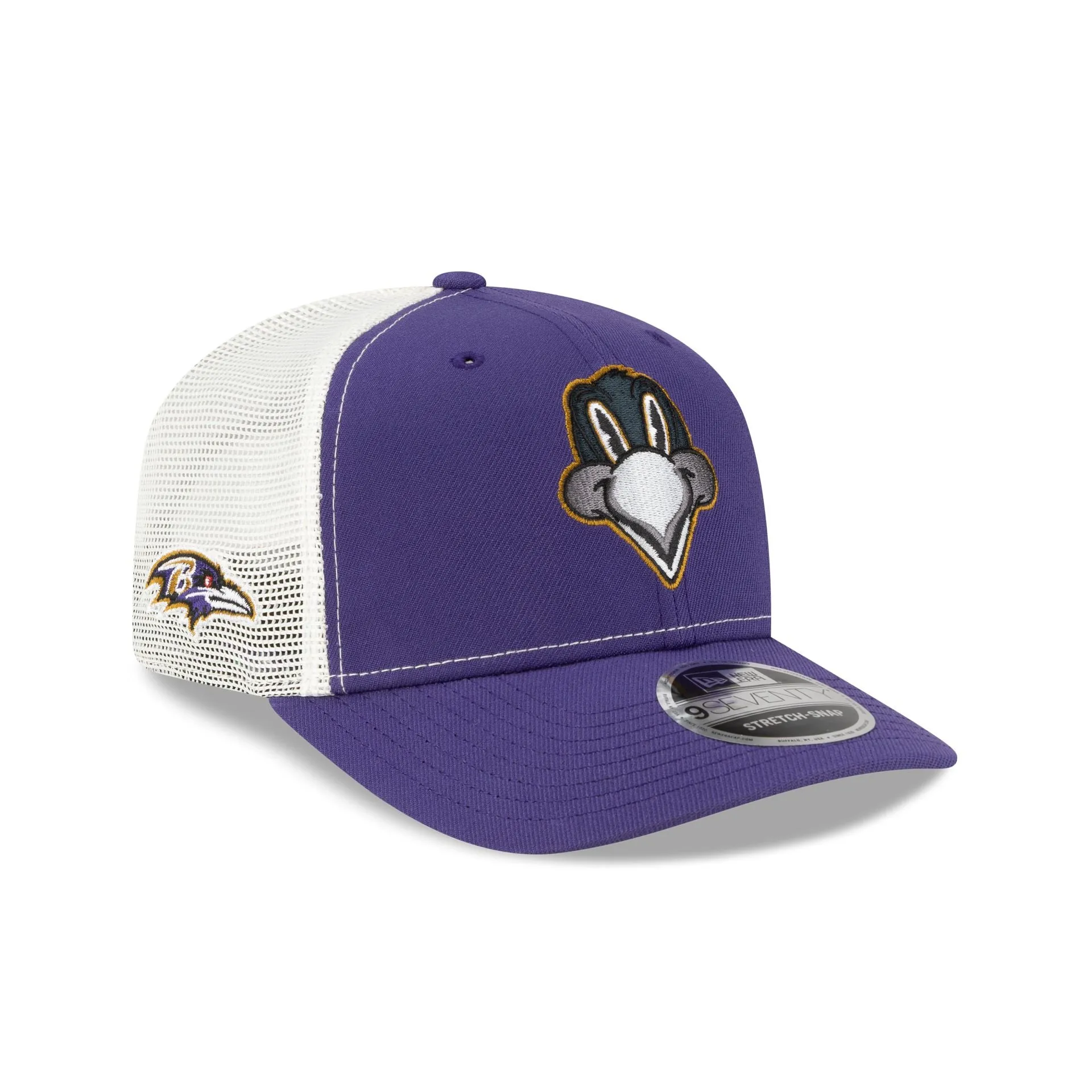 Baltimore Ravens Mascot 9SEVENTY Trucker Hat sold by New Era