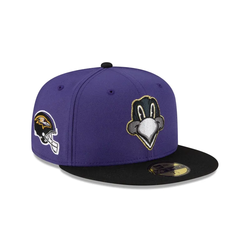Baltimore Ravens Mascot 59FIFTY Fitted Hat sold by New Era