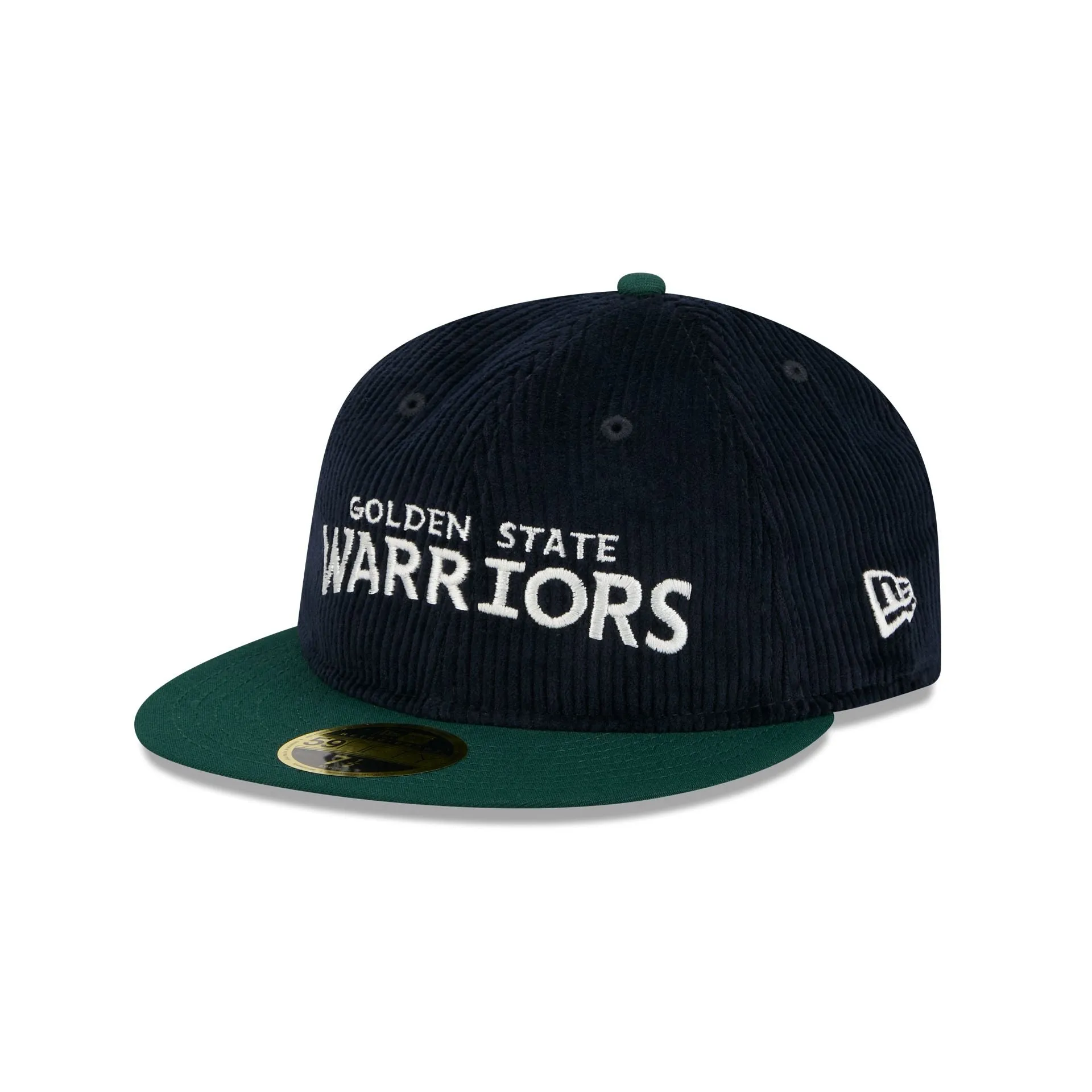 Just Caps Plaid Interior Golden State Warriors Retro Crown 59FIFTY Fitted Hat sold by New Era